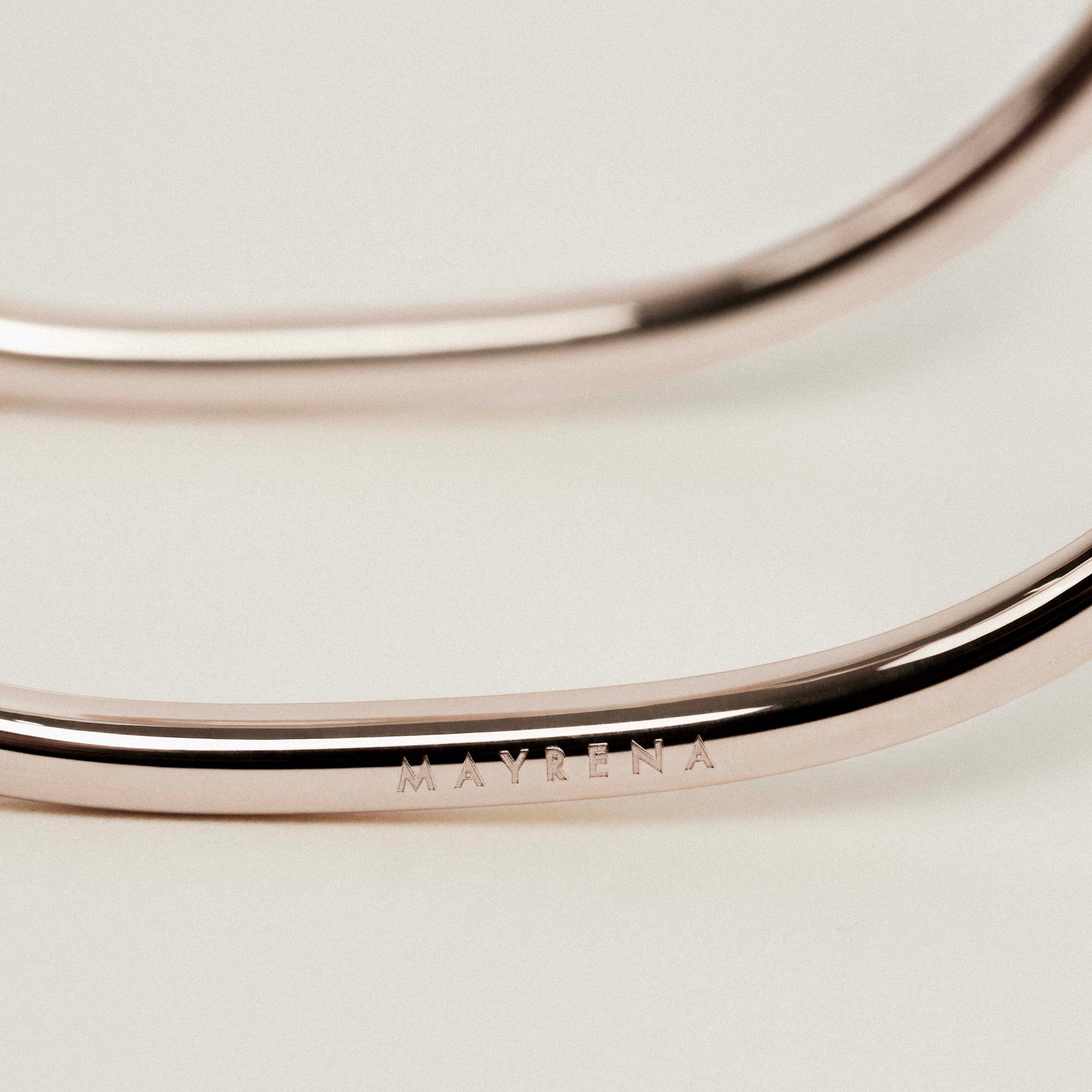 Manchette ajustable, argent recyclé MAYRENA Argent