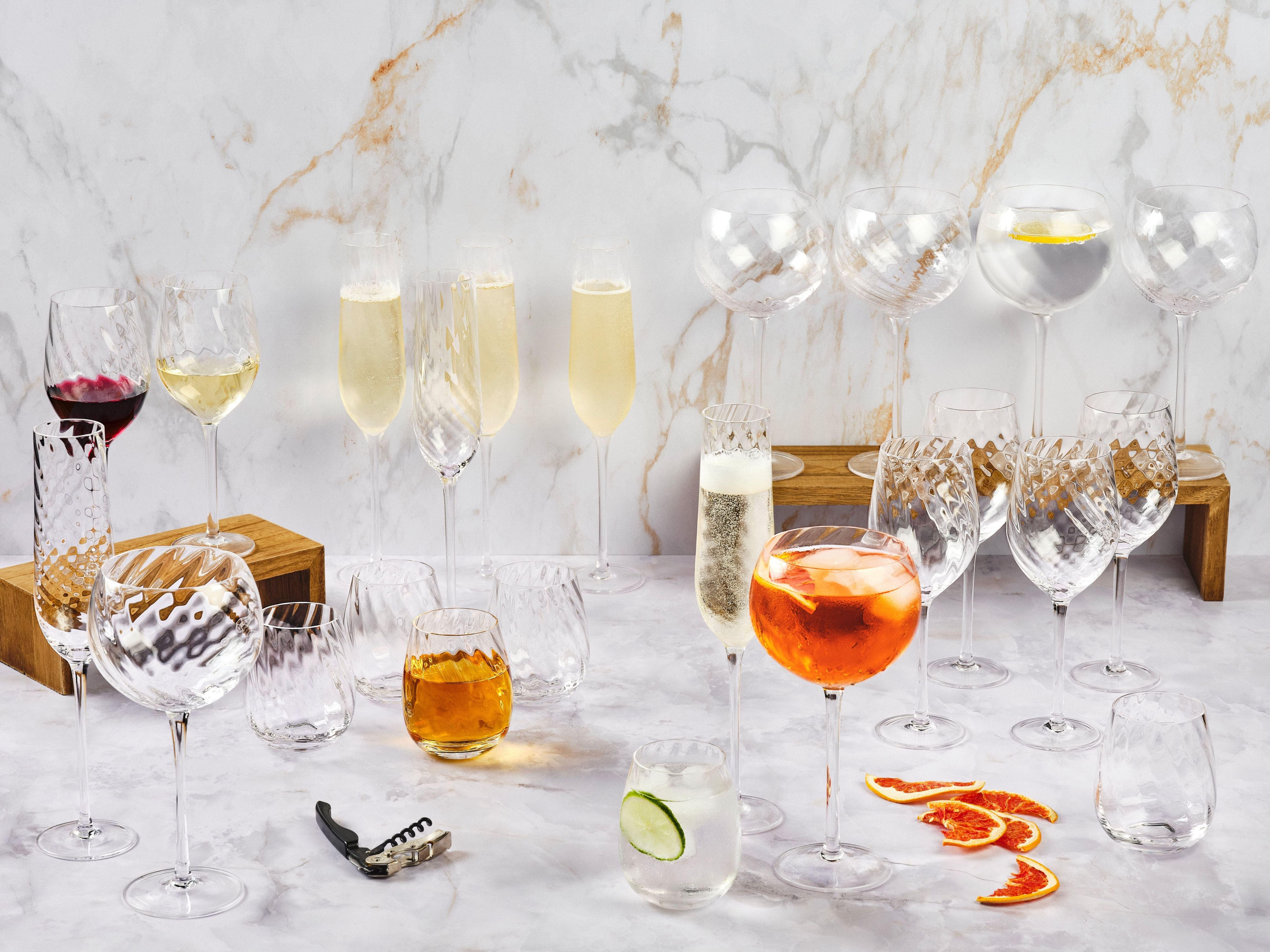 Sten complete glassware set - 24 pieces BJORN Sheer