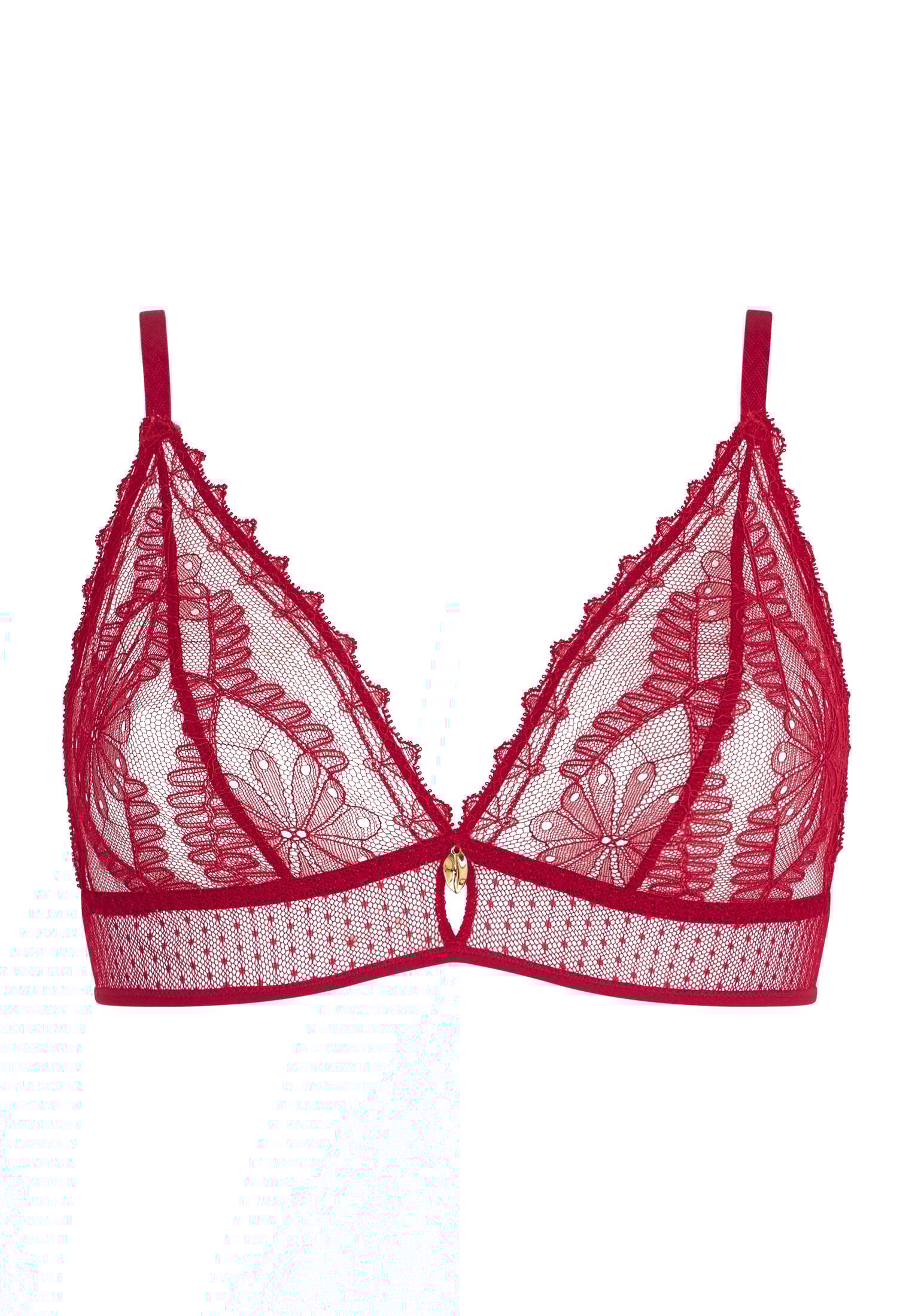 Triangle bralette AUBADE Red