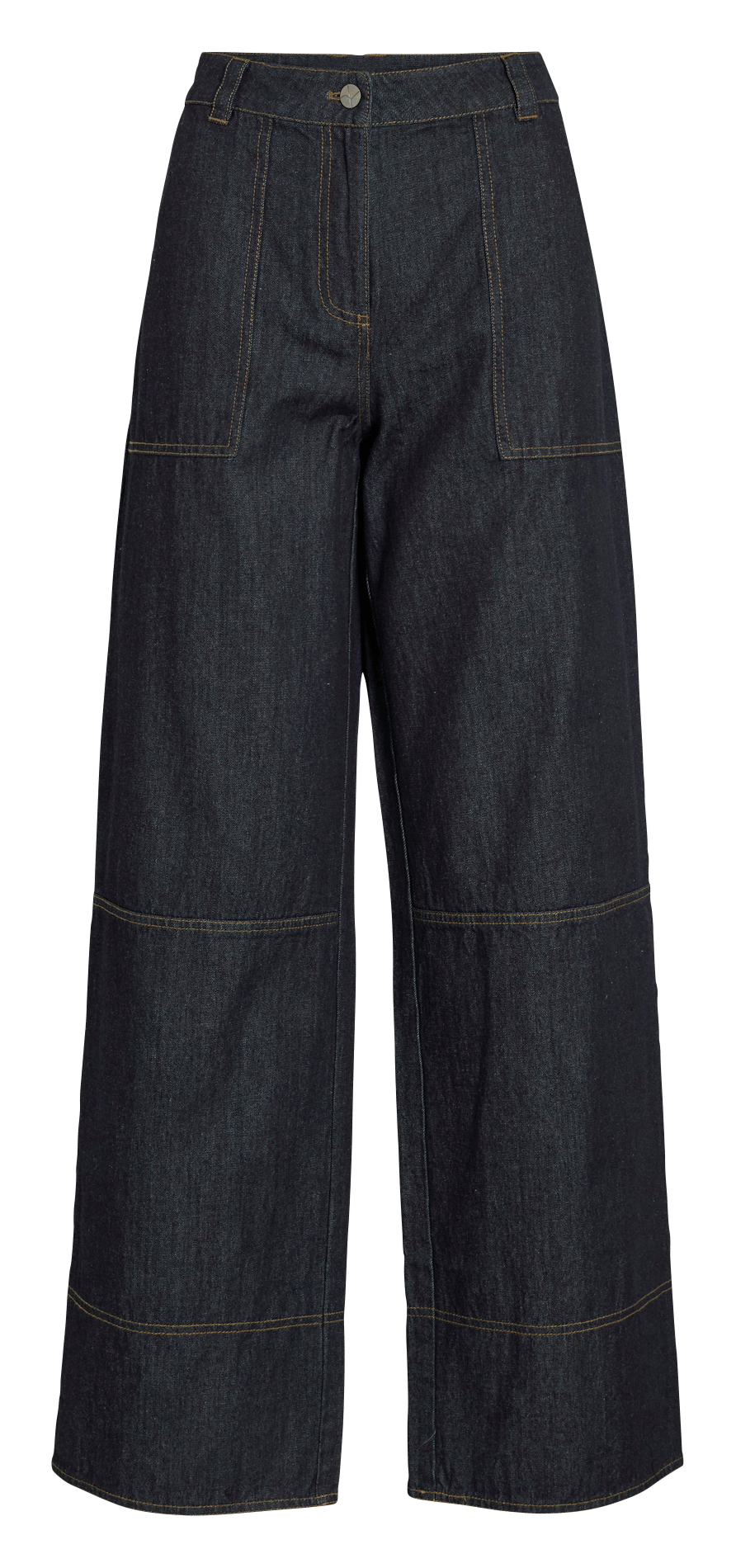 Jean large taille mi-haute ROUGE EDIT Bleu