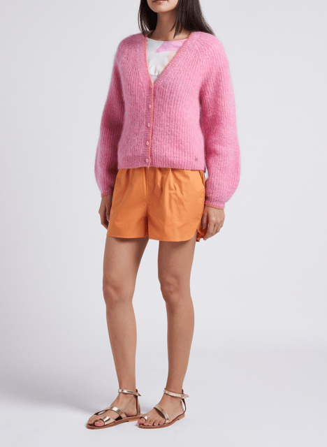 Sandales plates ouvertes à bride en cuir K JACQUES Doré