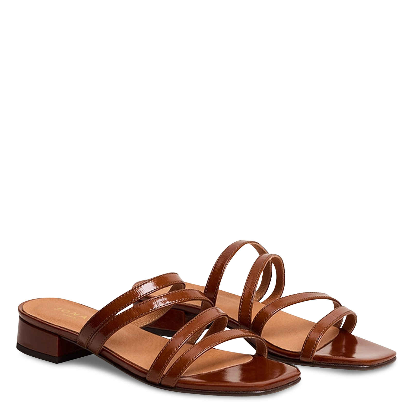 Leder-Mules JONAK Braun