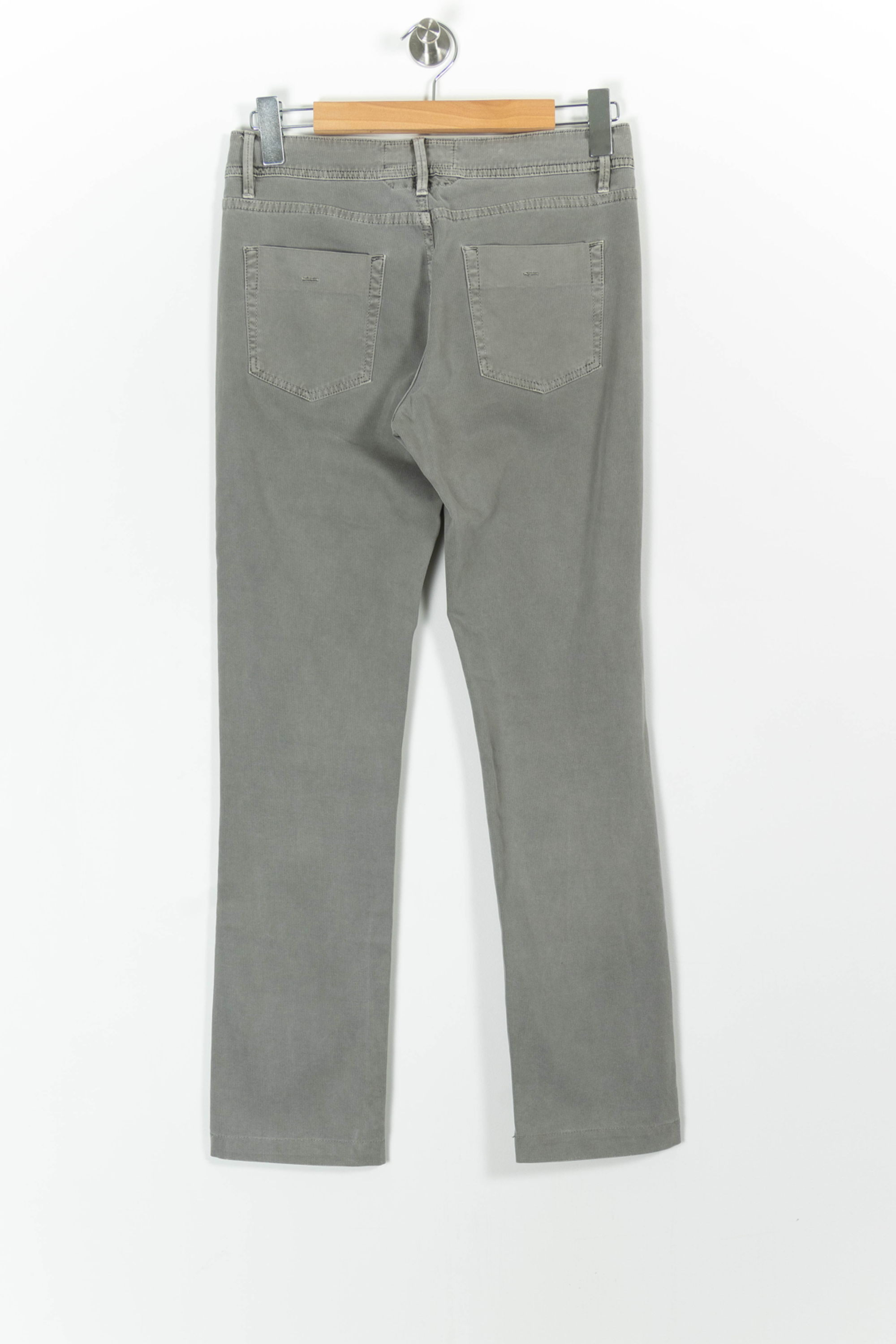 Cropped slim jeans with studs CLOSED - Seconde Main Grey