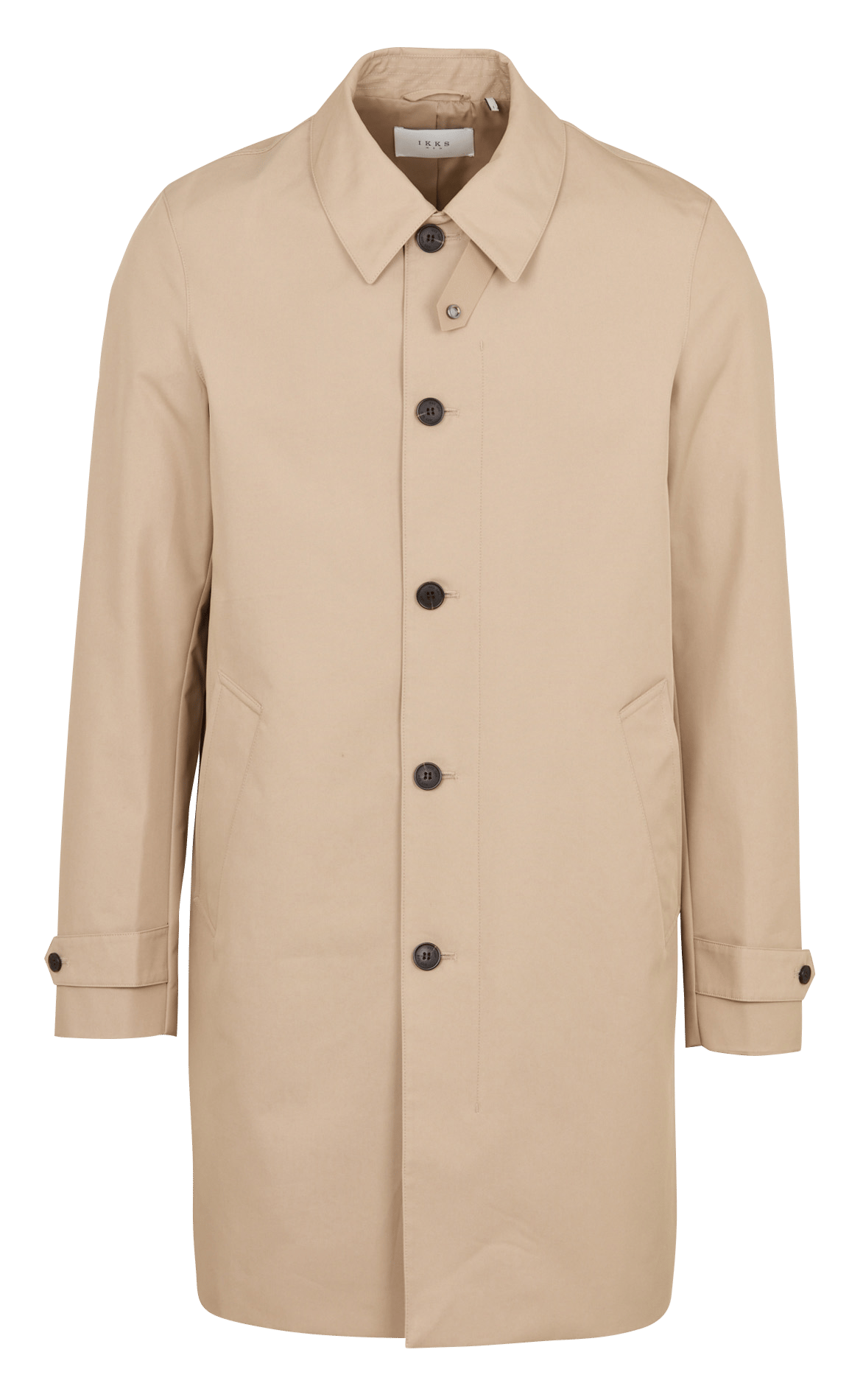 Trench droit en coton mélangé IKKS Beige