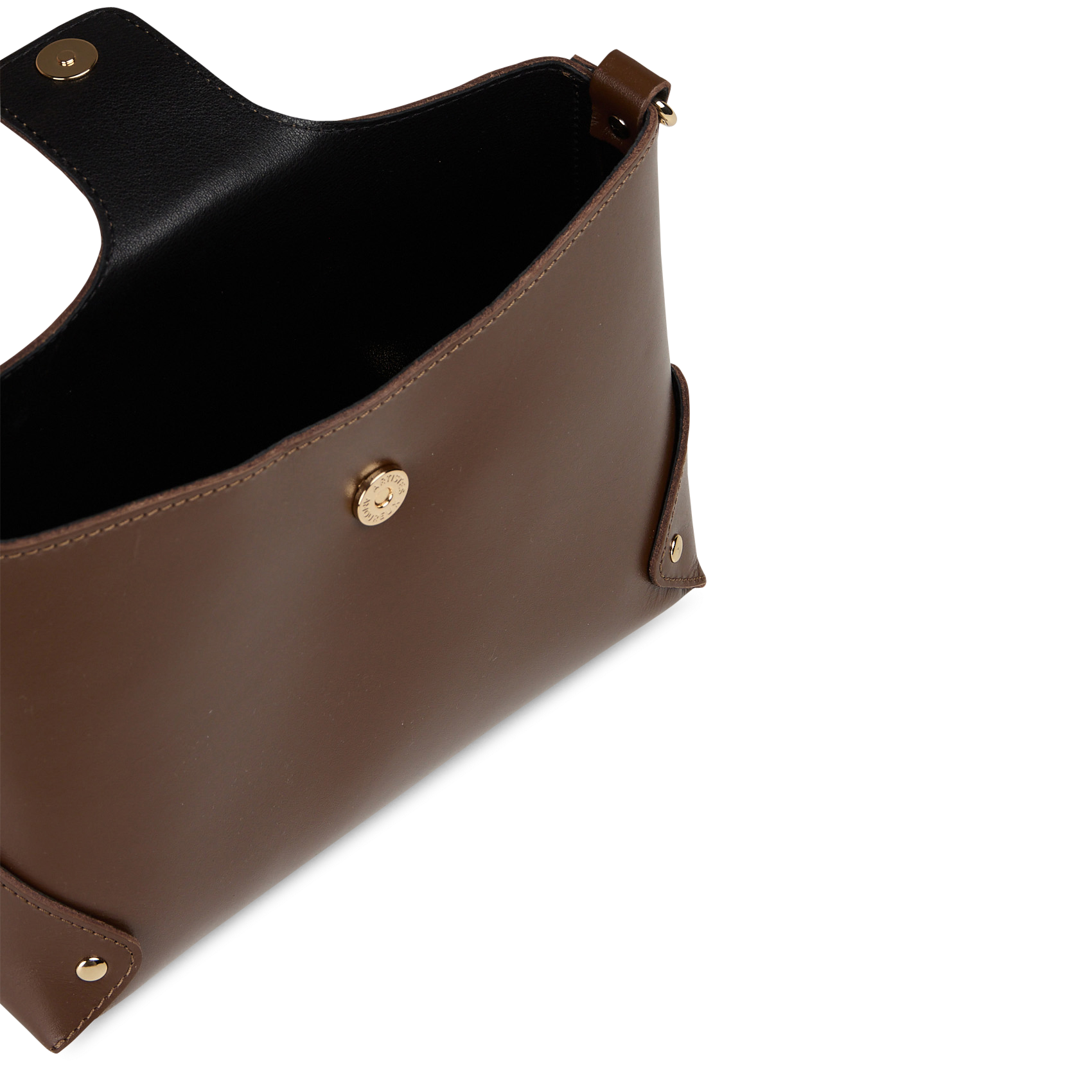 Leren schoudertas | Bruin CRAIE STUDIO Dames