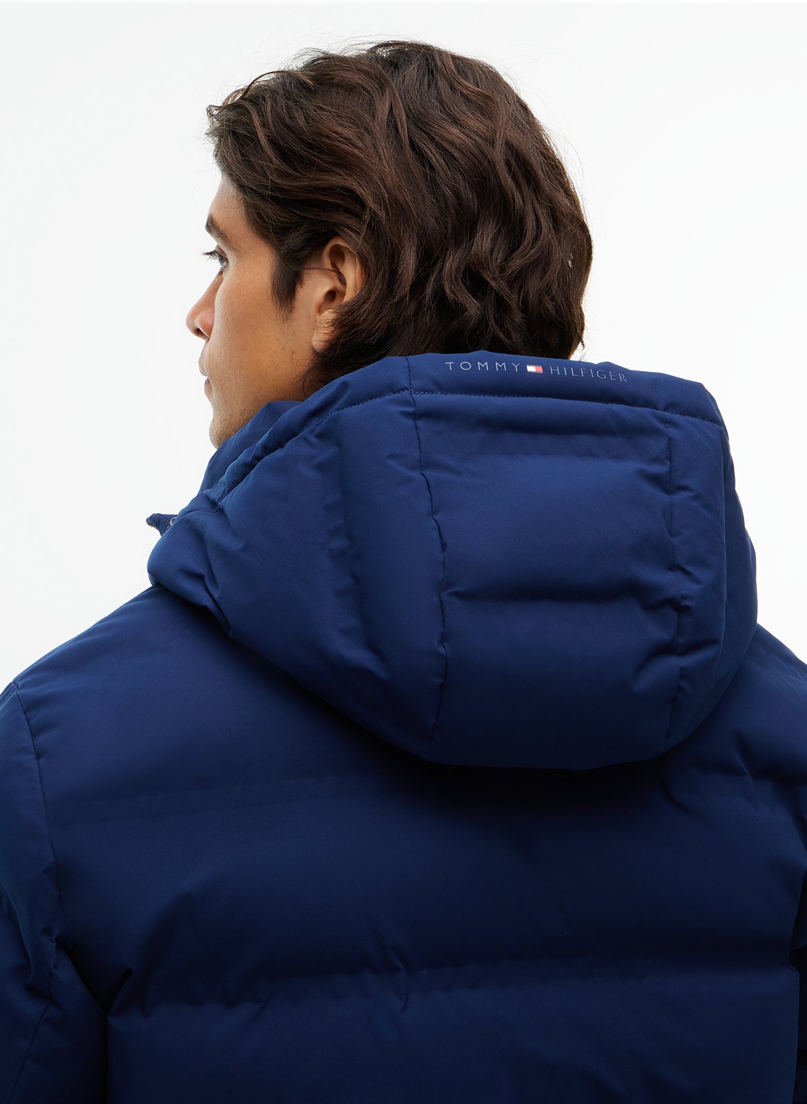 Doudoune col montant TOMMY HILFIGER Bleu