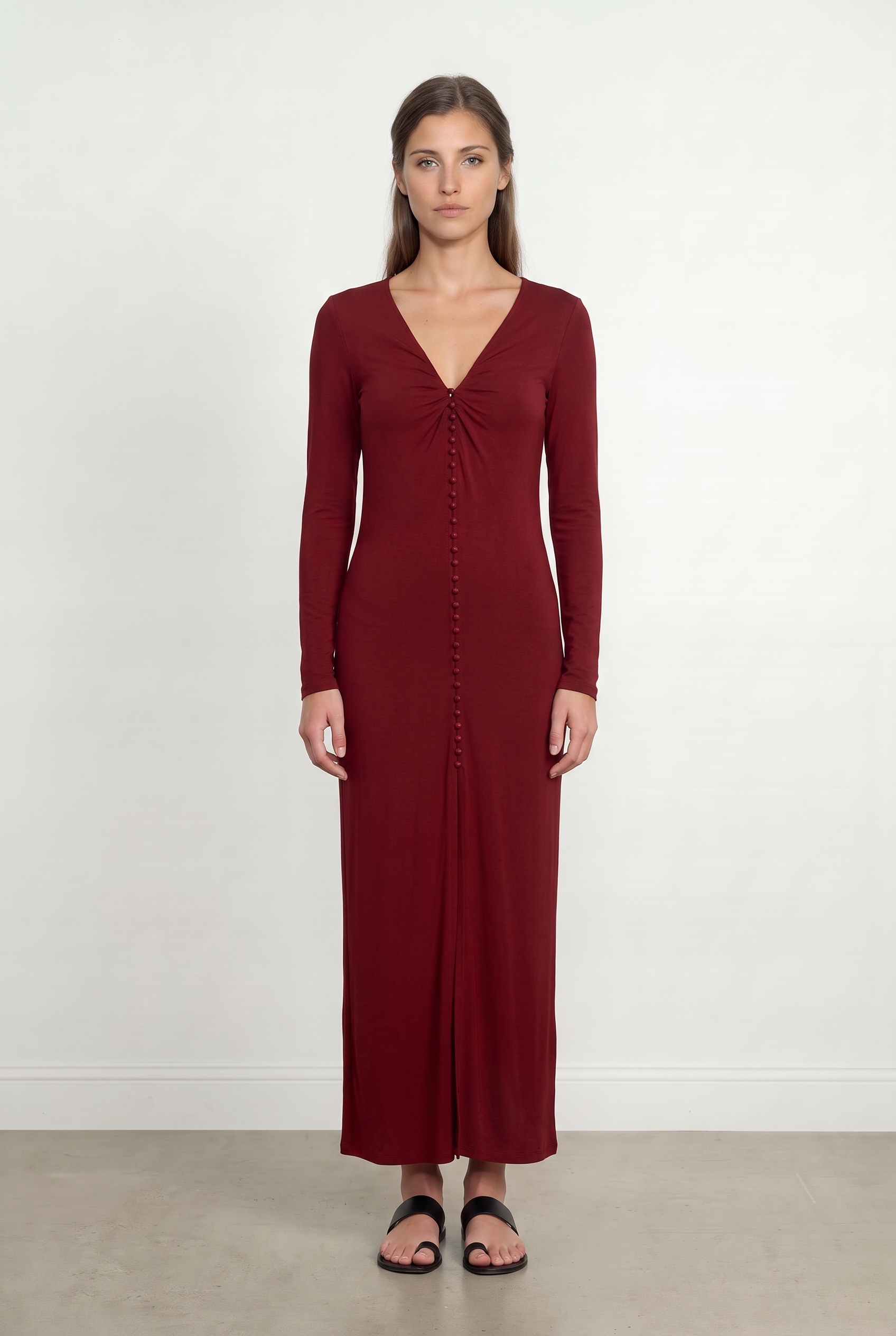 Long dress JOSEPH - Seconde Main Red