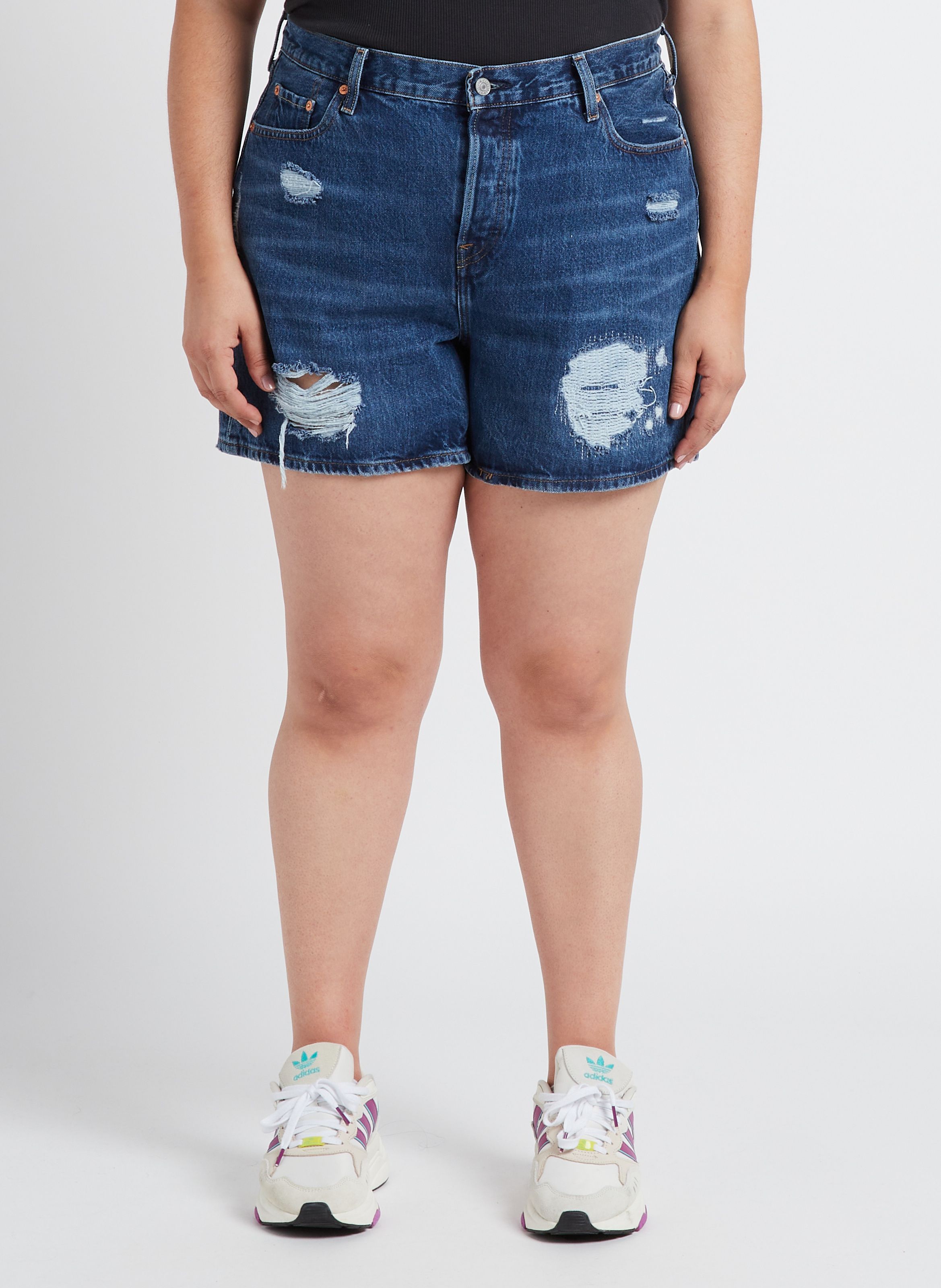 Short levis taille haute femme sale