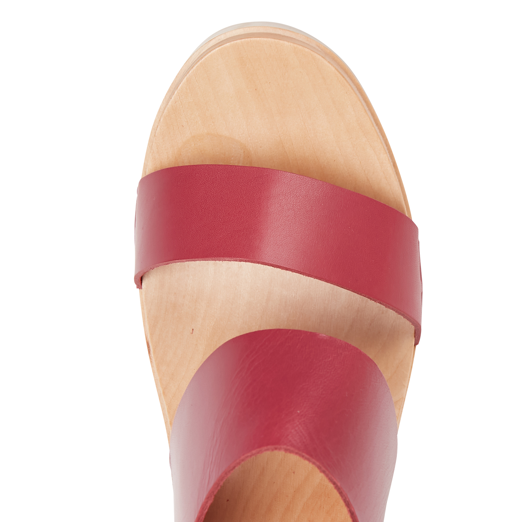 Sabots à talon en cuir de vachette SABOTS YOUYOU Rouge