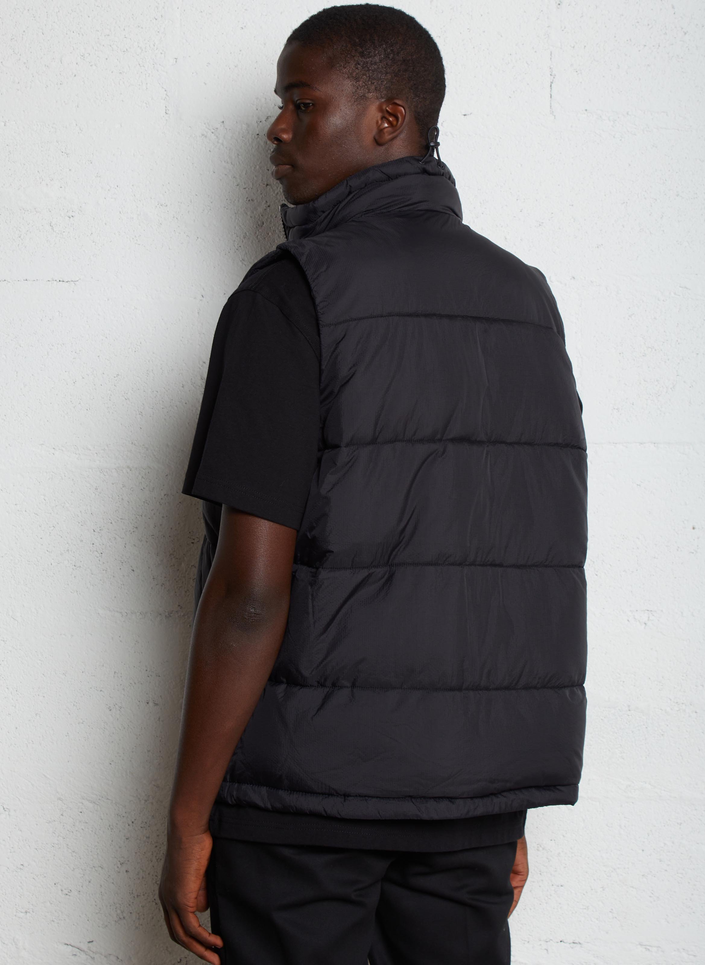 Doudoune sans manches matelassée Noir