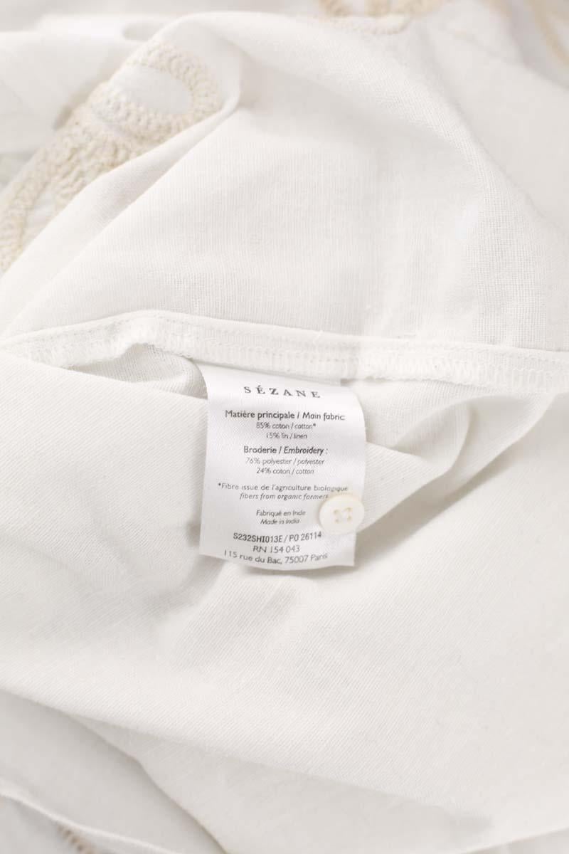 Cotton shirt SEZANE - Seconde main White