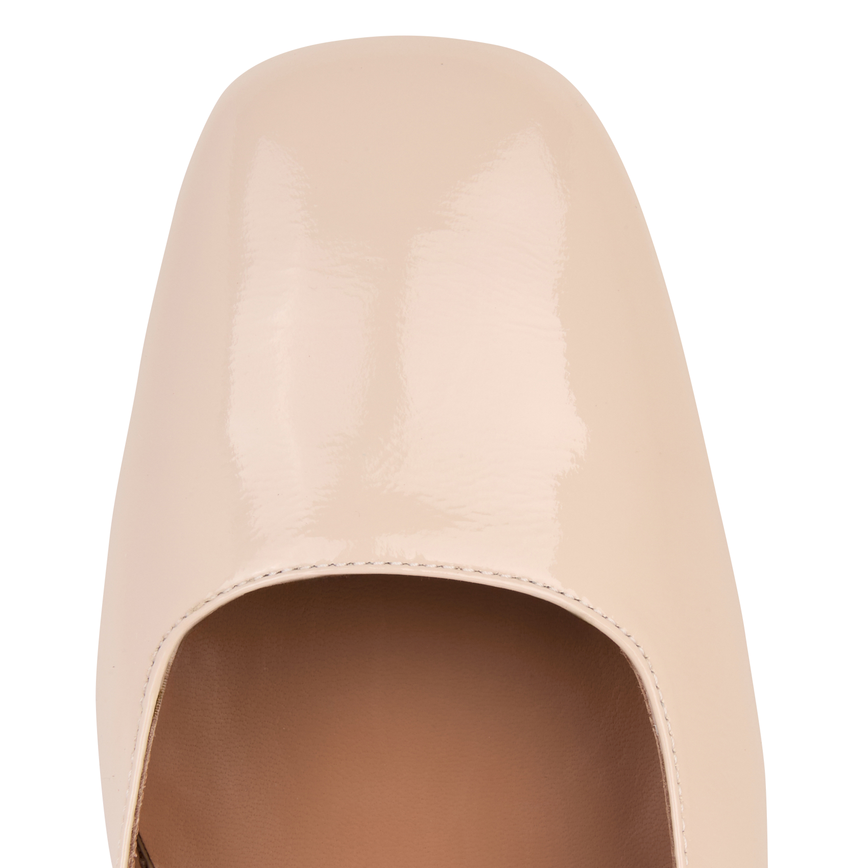 Babies à petit talon en cuir  MELLOW YELLOW Beige