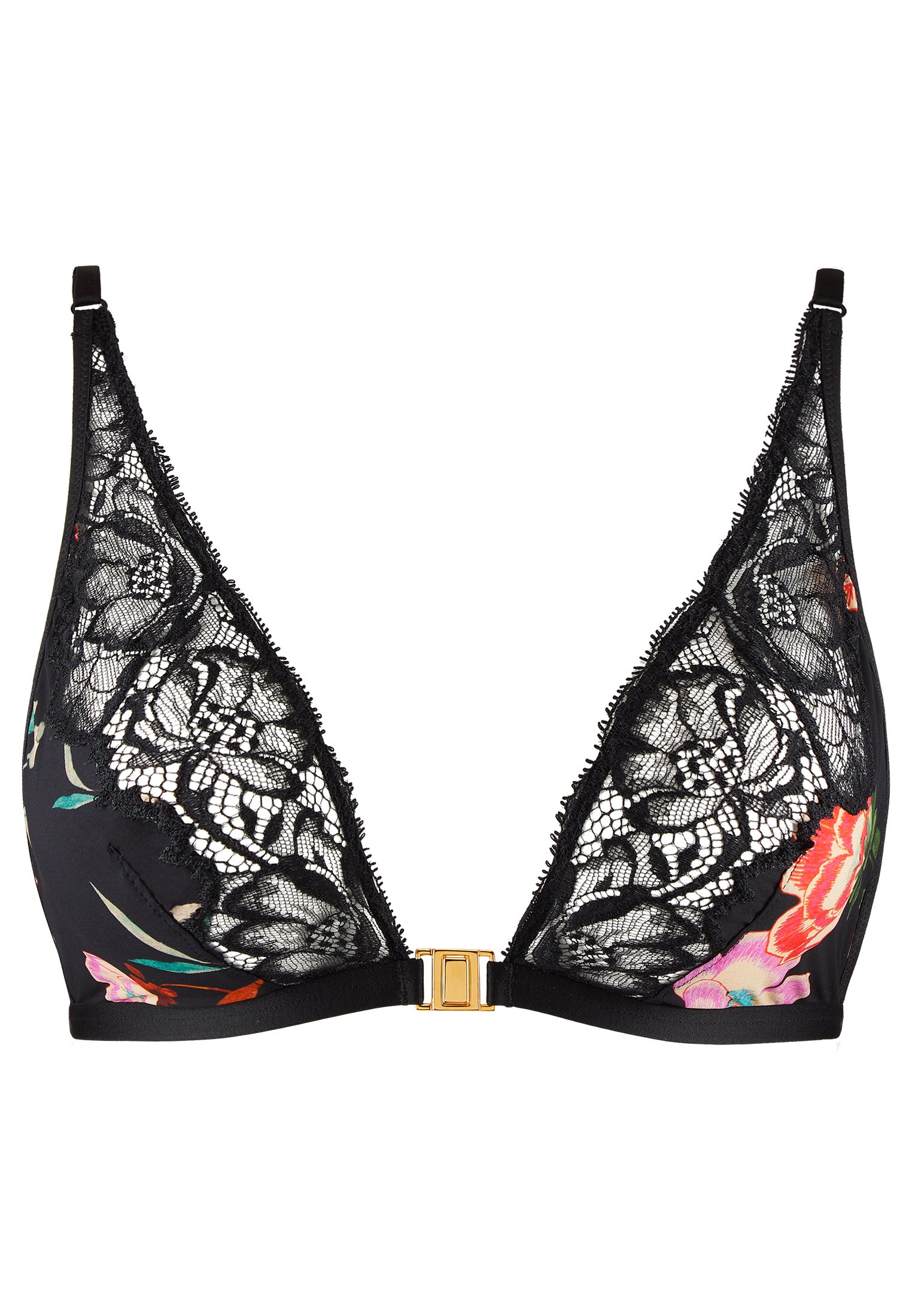 Exotic paradise non-wired triangle bra | Black AUBADE Women