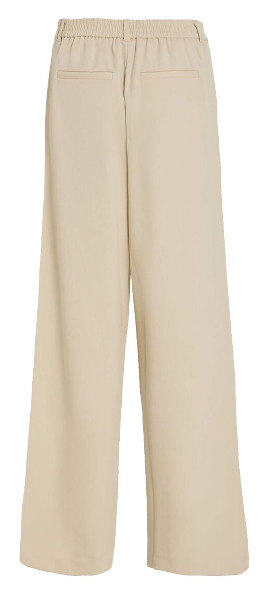 High-waisted carrot-cut trousers VILA White