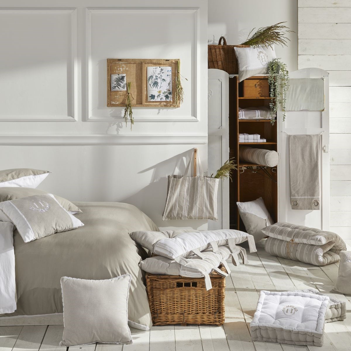 Cotton curtain TODAY LINGE DE MAISON Beige