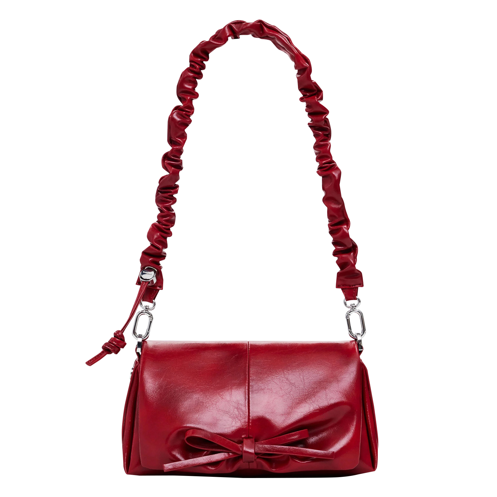 Sac bandoulière à détail nœud  DESIGUAL Rouge
