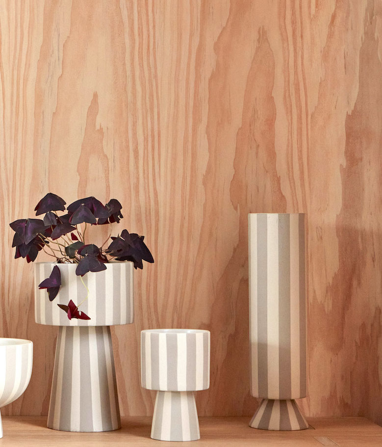 Earthenware pot OYOY LIVING DESIGN Beige