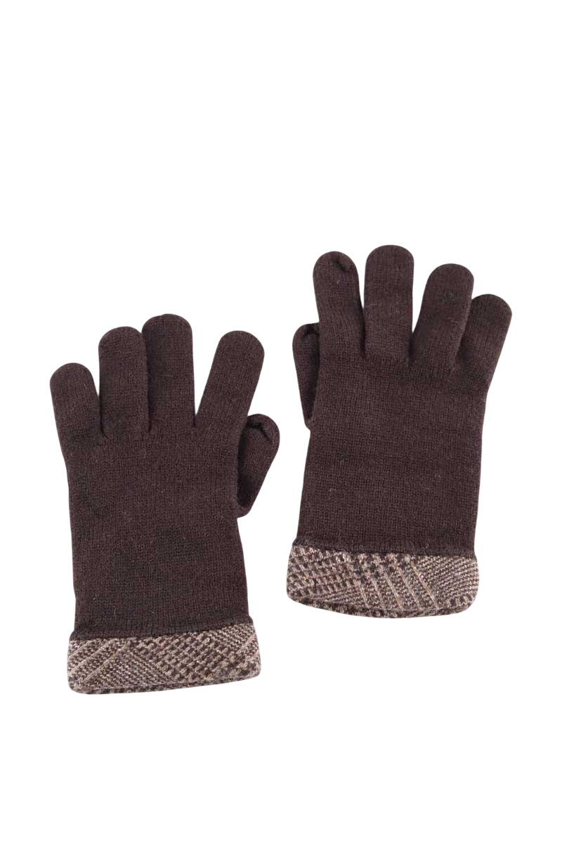 Gants en laine KENZO - SECONDE MAIN Brown