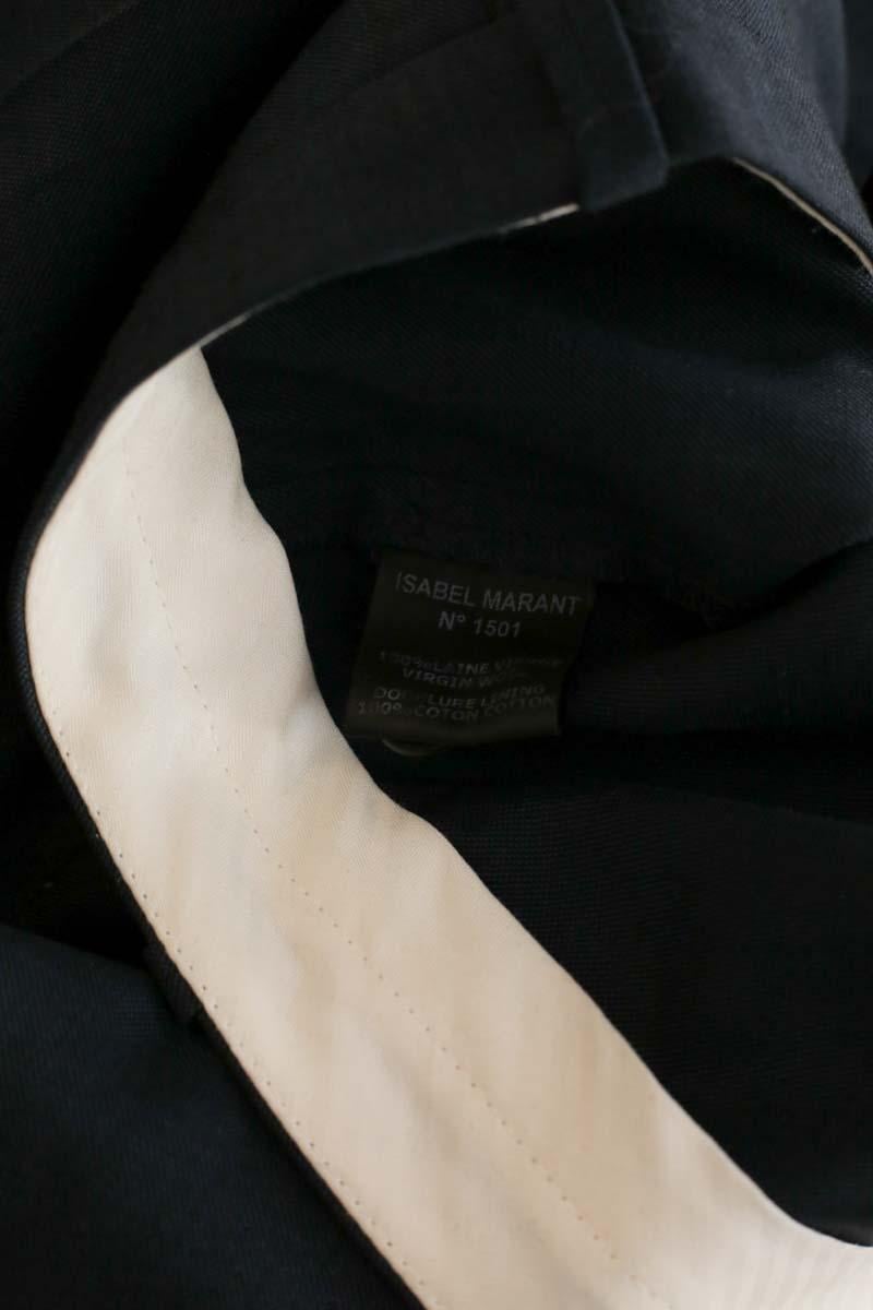 Alpha slim wool trousers ISABEL MARANT ÉTOILE - SECONDE MAIN Blue