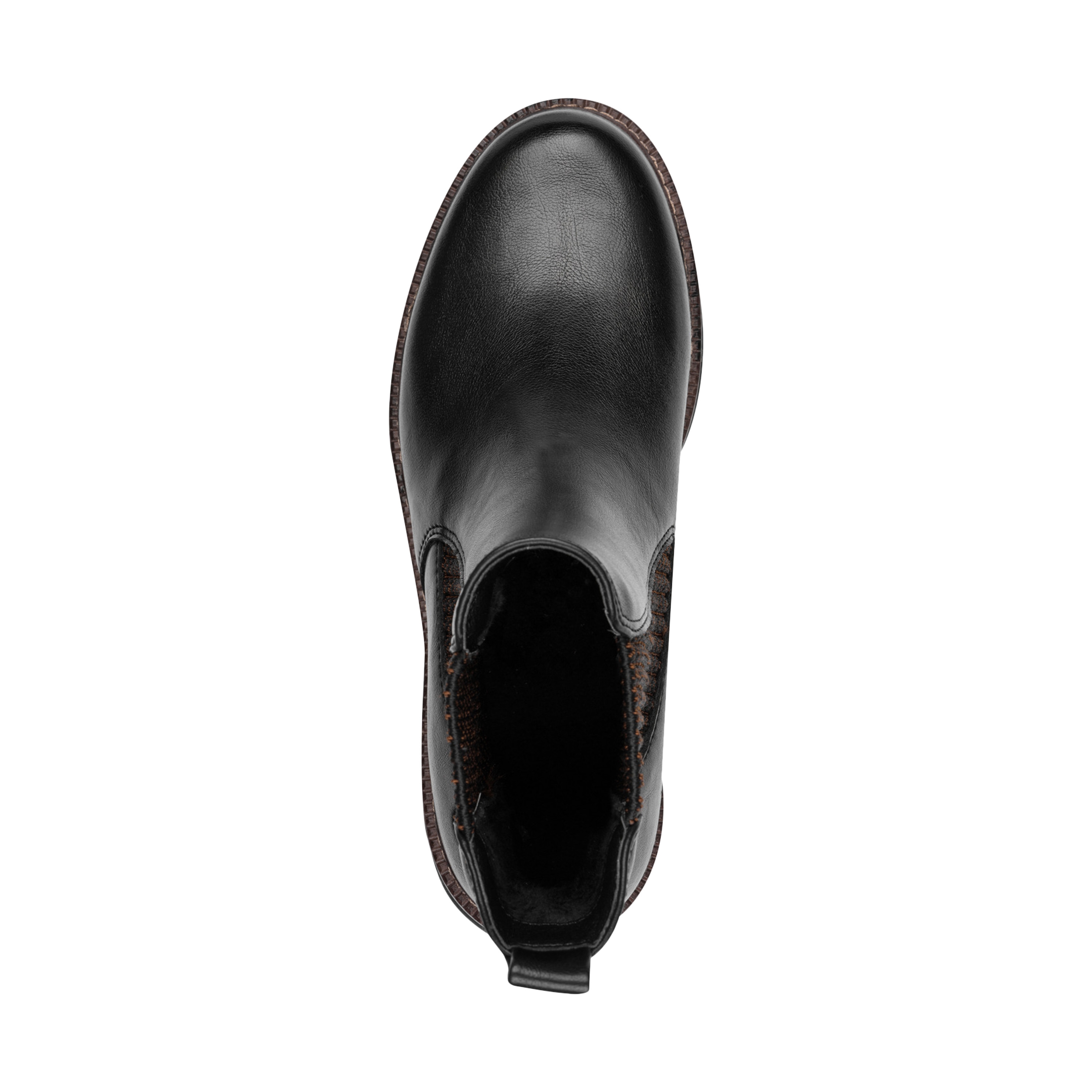 Slip-on booties TAMARIS Black