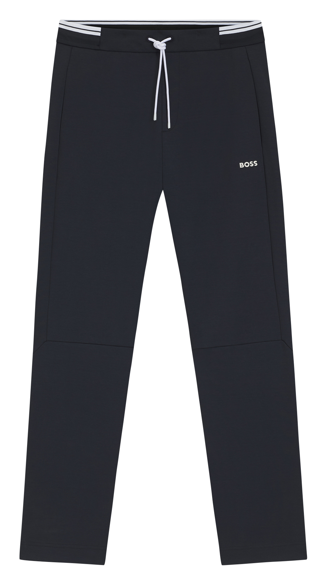 Solid straight joggers with contrasting details BOSS Blue