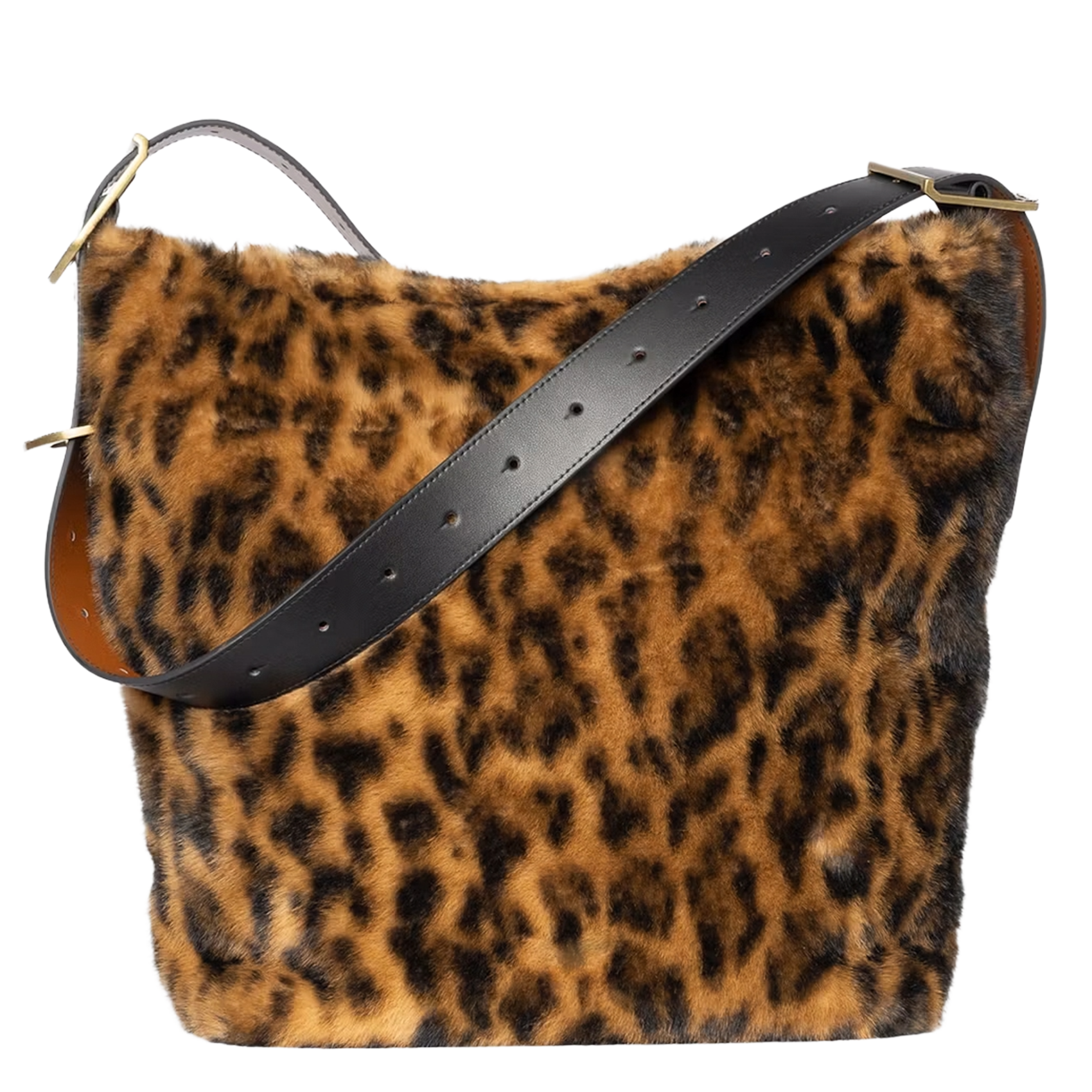 Faux fur tote bag ZADIG&VOLTAIRE Brown