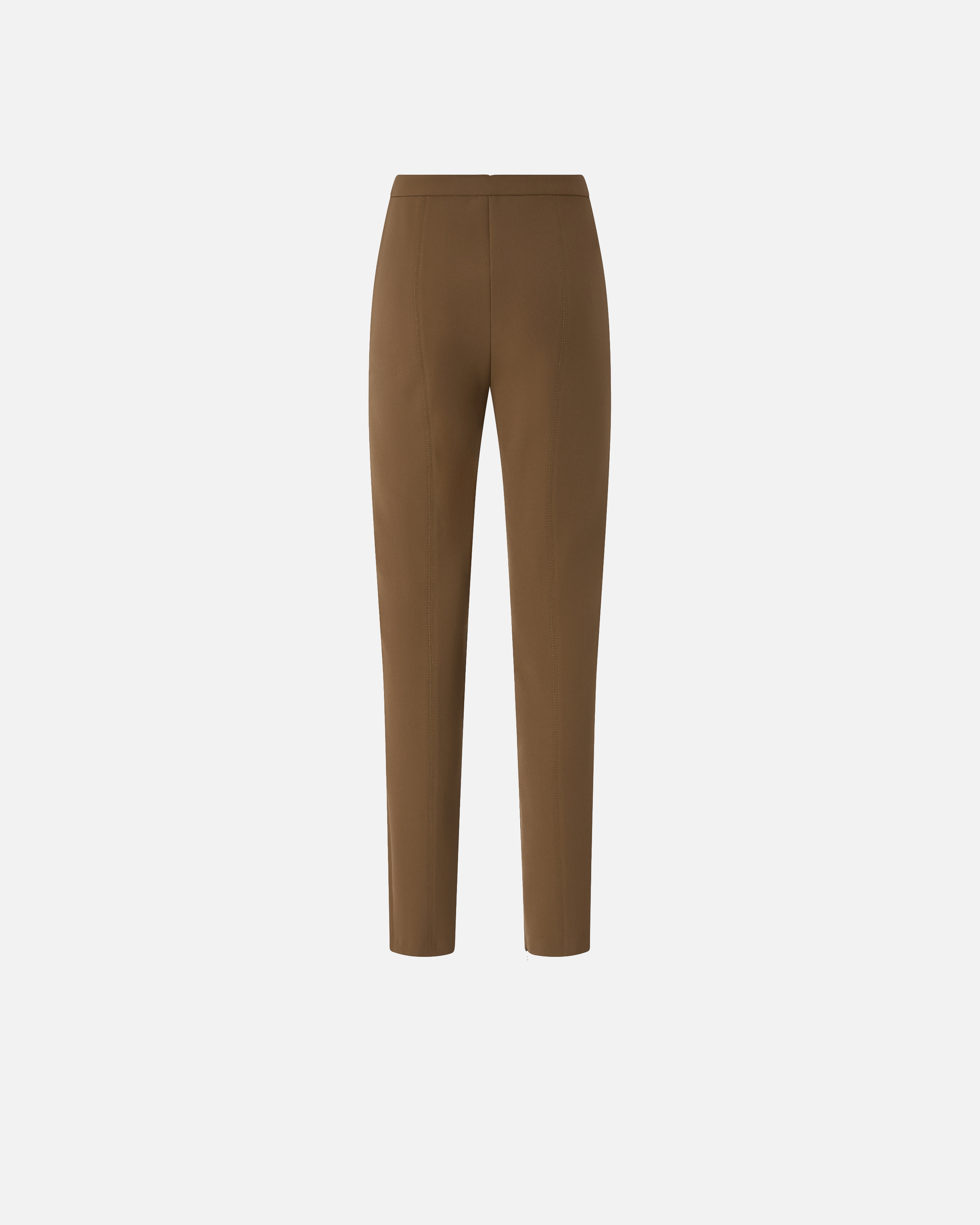 Skinny pants with adjustable leg bottom. PINKO Brown