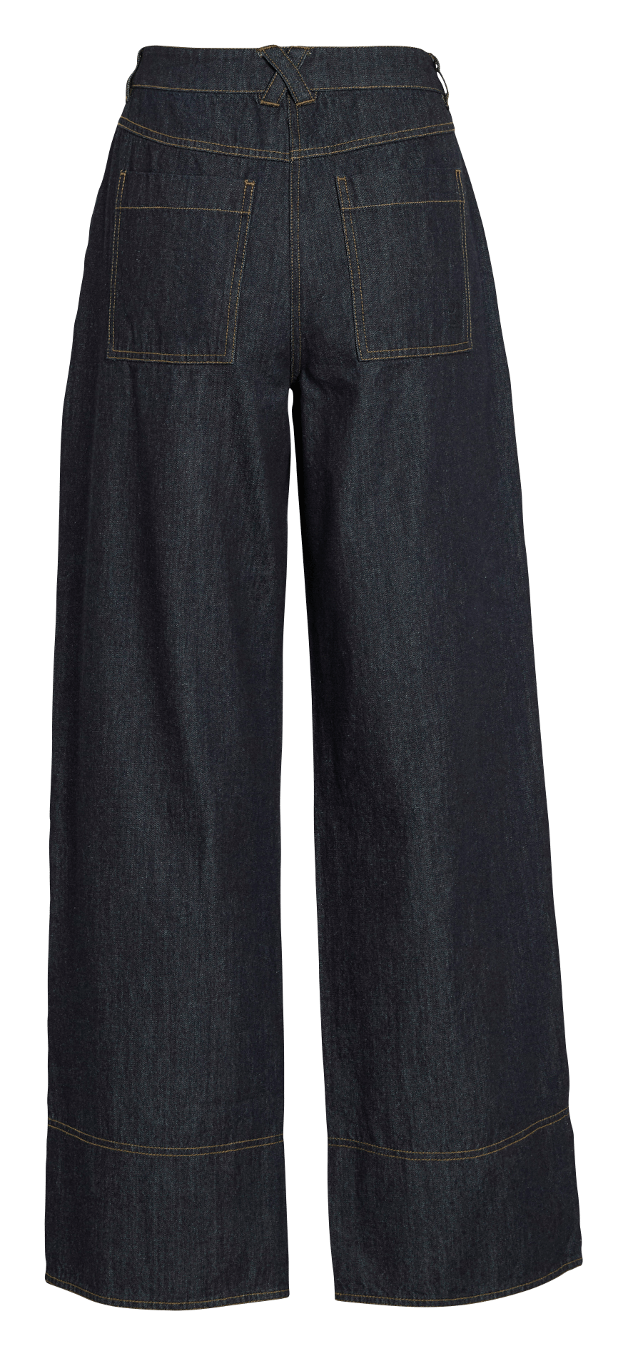 Jean large taille mi-haute ROUGE EDIT Bleu