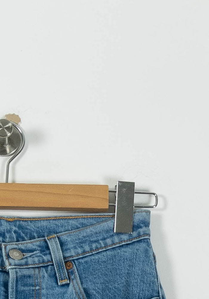 Cropped slim jeans with studs LEVI'S - Seconde main Blue