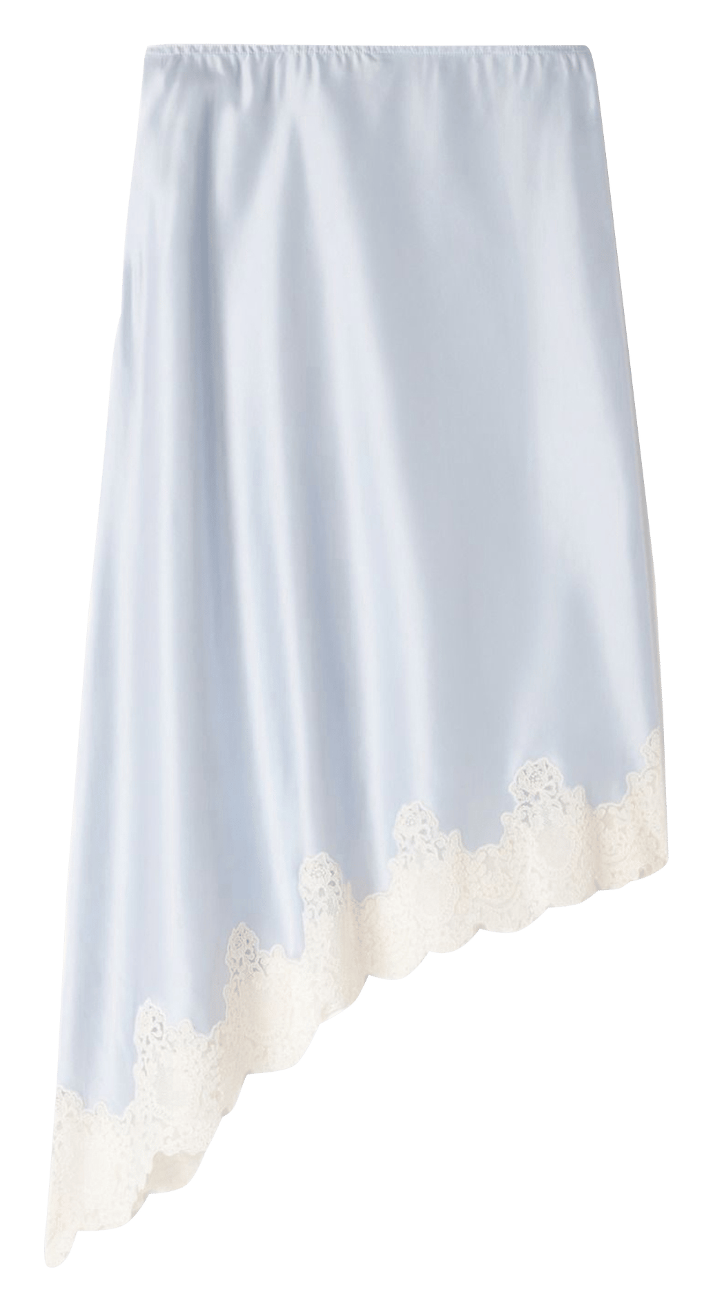 Asymmetrische, halflange rok SANDRO Blauw