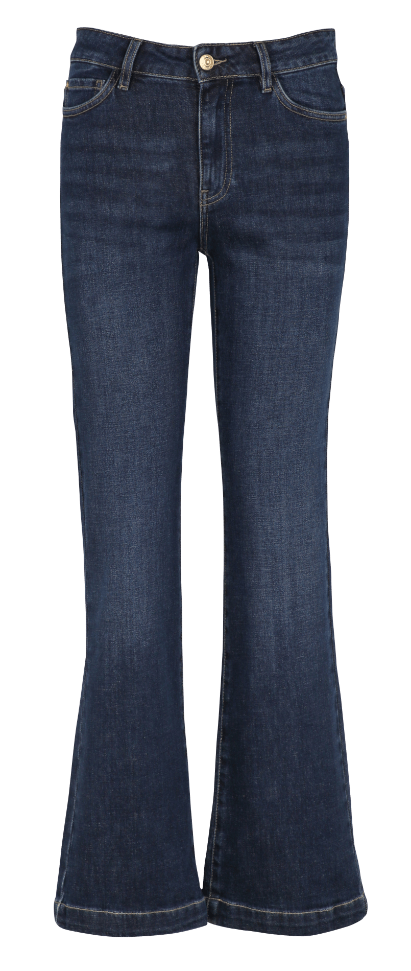 Cotton-blend bootcut jeans MAISON 123 Blue