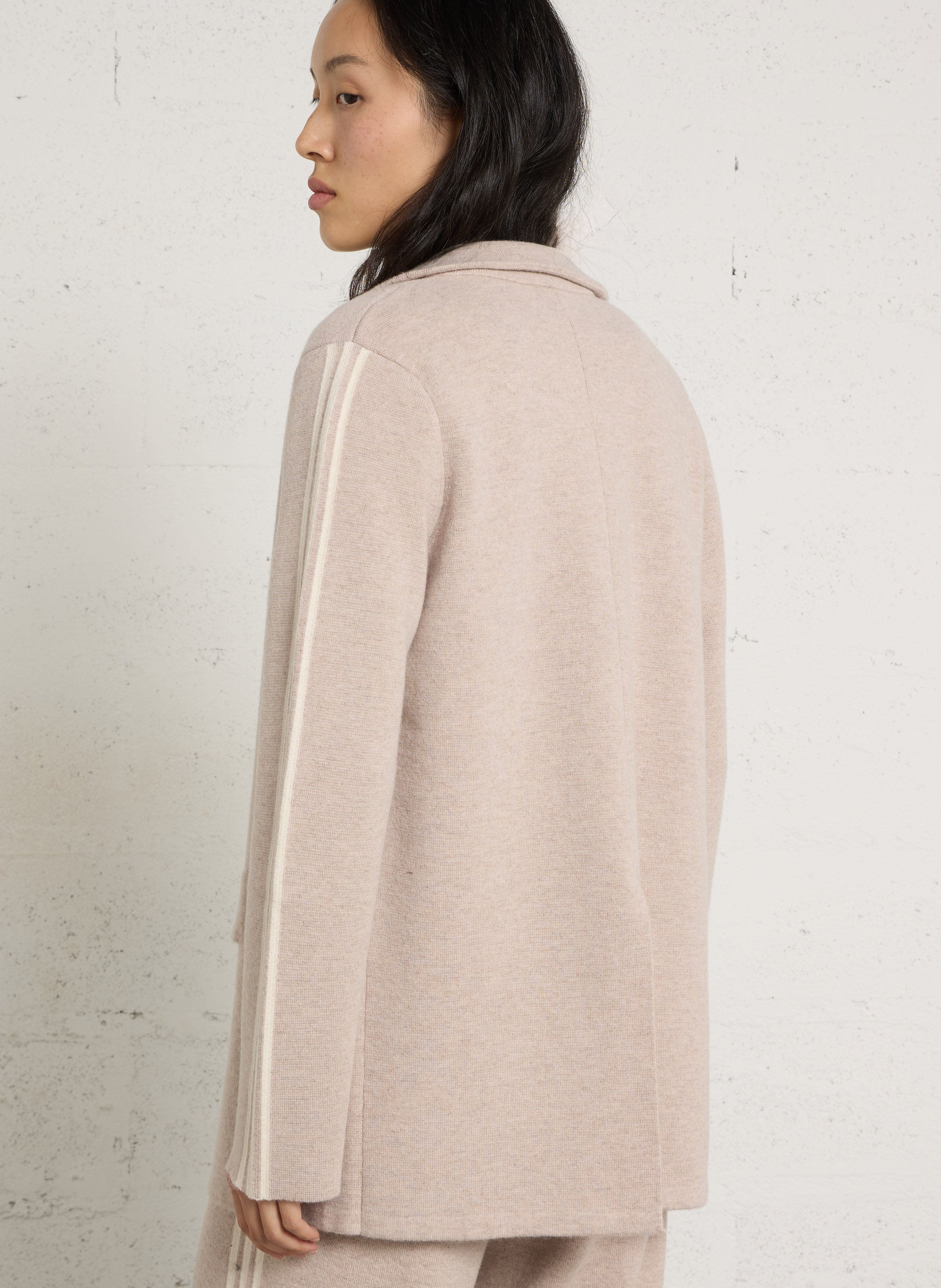 Straight wool blazer BERENICE Beige