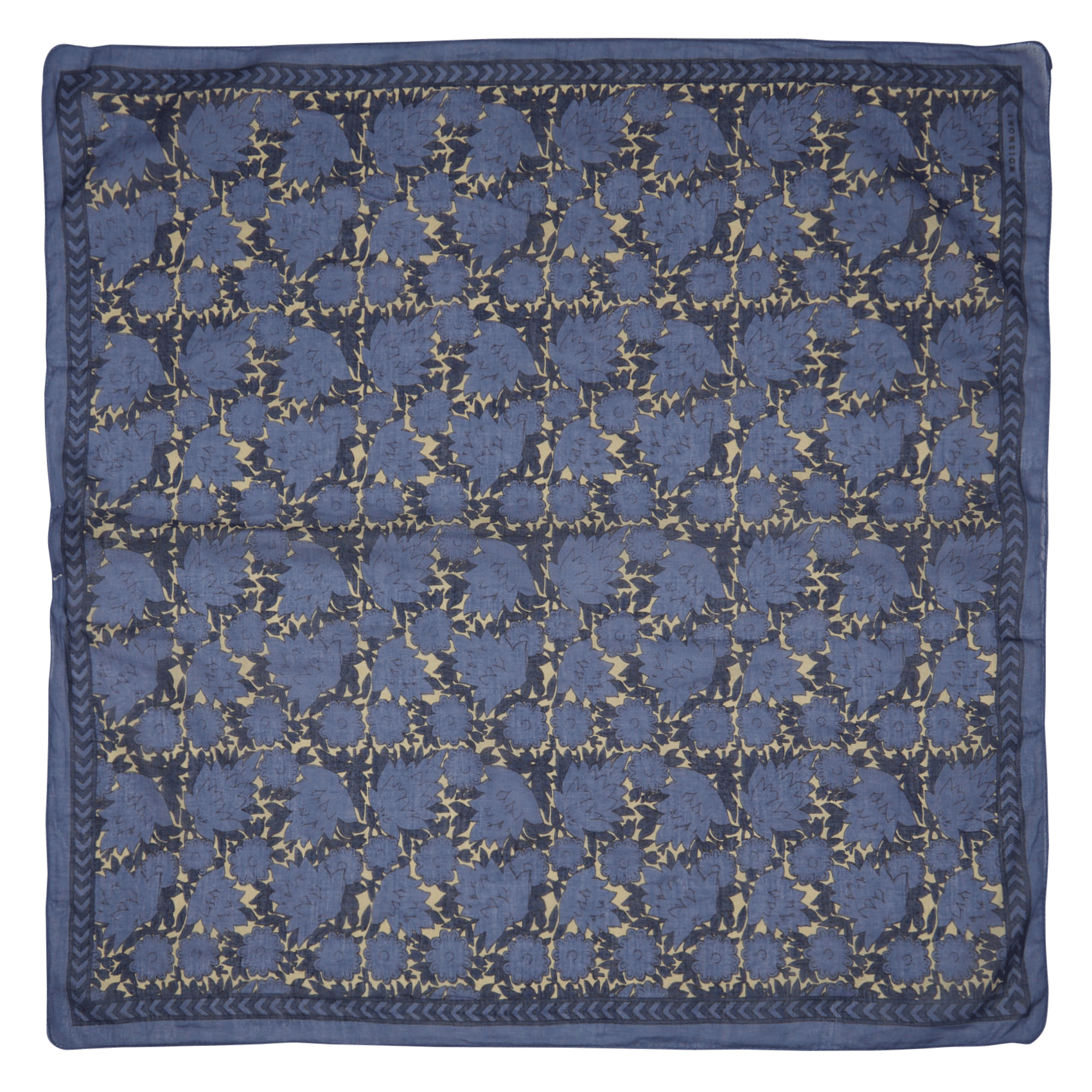 Foulard carré imprimé en coton MOISMONT