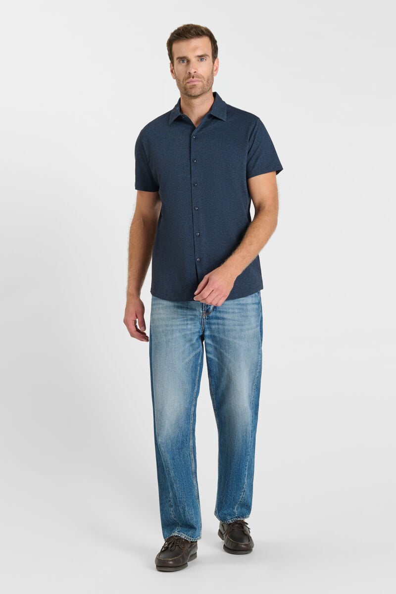 Chemise boutonnée LE TEMPS DES CERISES Bleu