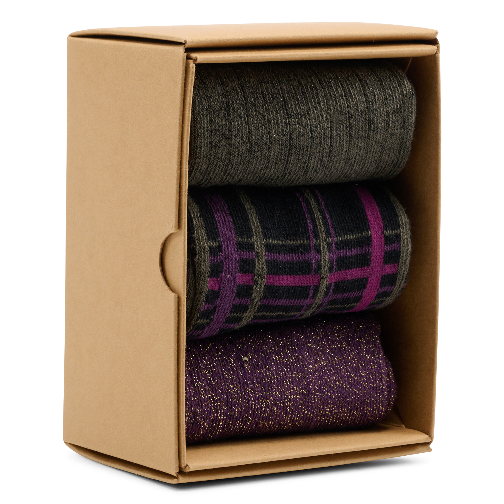 Coffret 3 paires de chaussettes LA FEE MARABOUTEE Multicolore