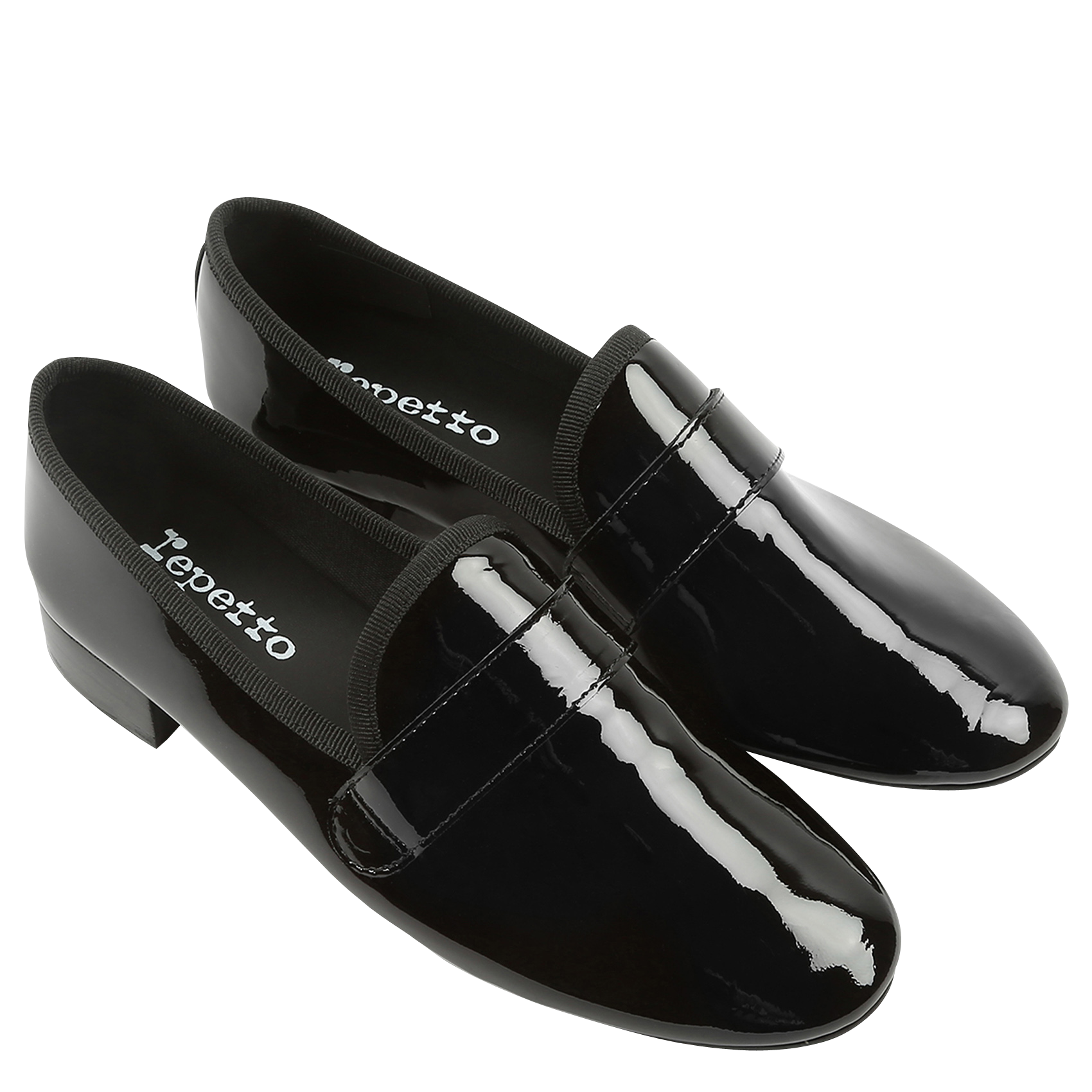 Lakleren loafers REPETTO Zwart