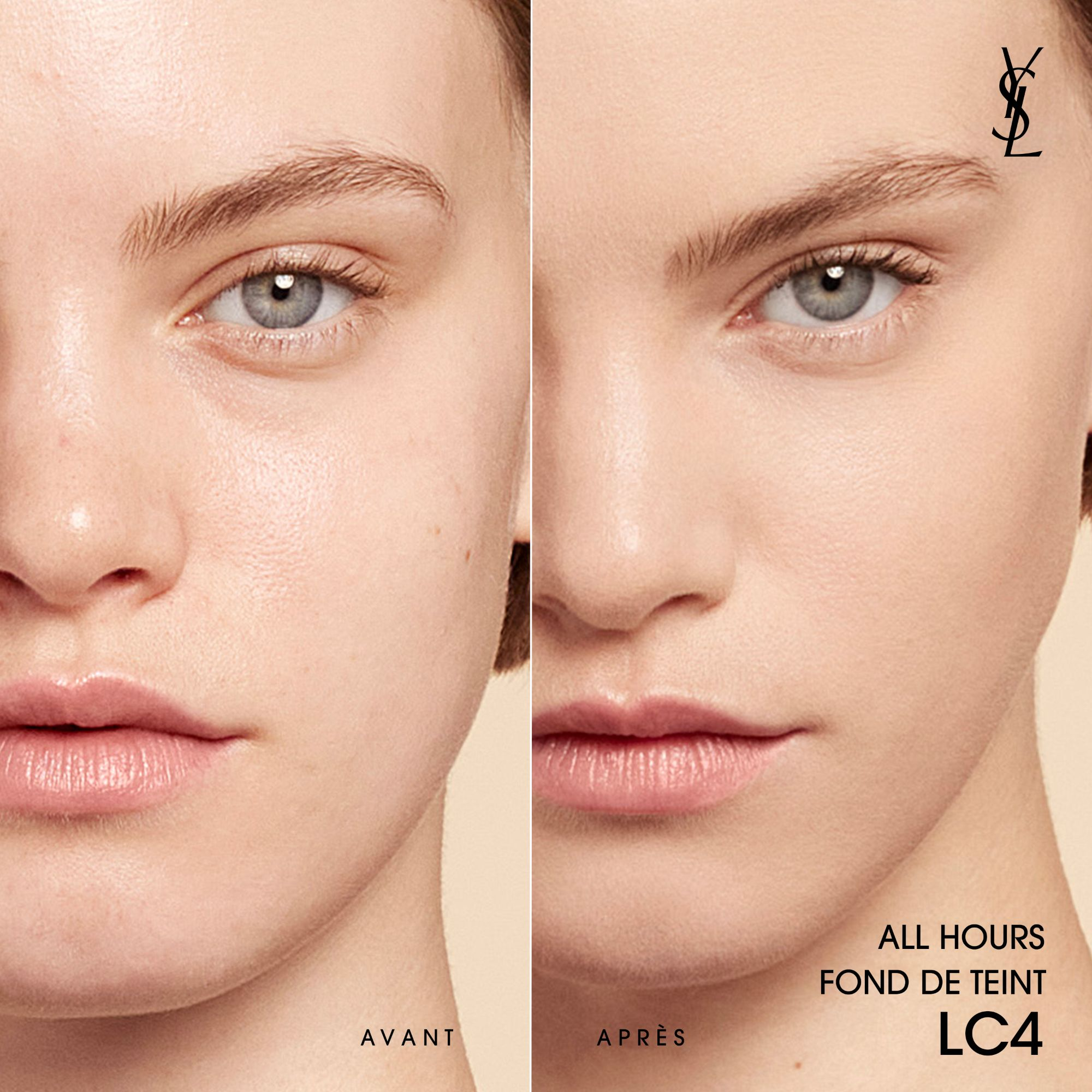 FOUNDATION - HOHE DECKKRAFT, 24H* MATTES, STRAHLENDES FINISH YVES SAINT LAURENT Lc4