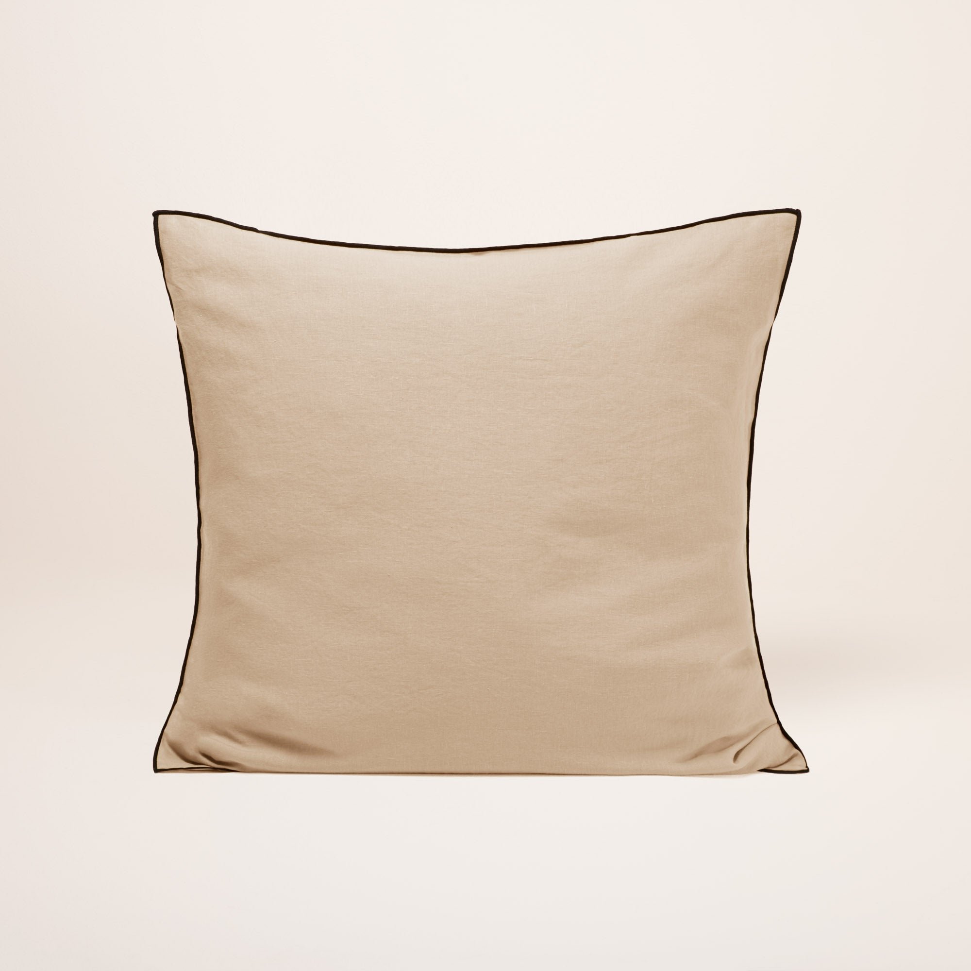 Set of 2 cotton pillowcases MADURA Beige
