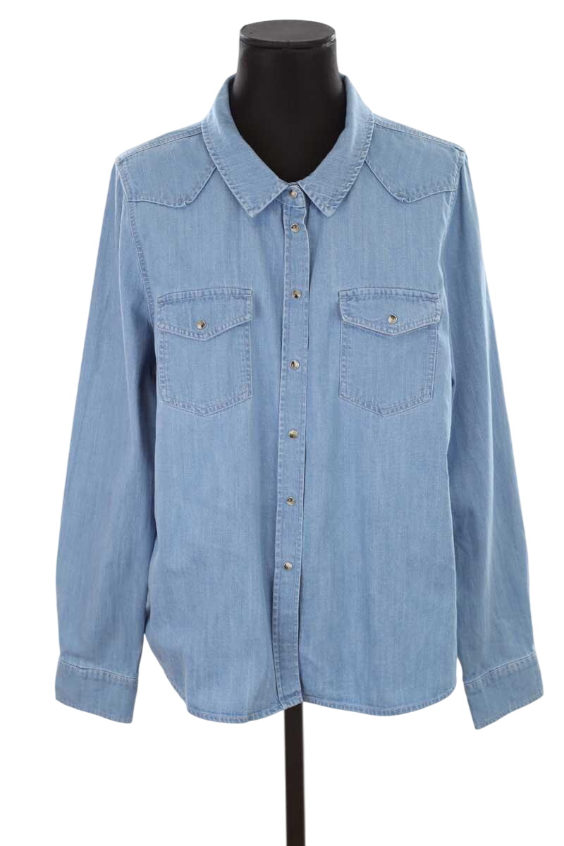 Cotton shirt SEZANE - Seconde main Blue