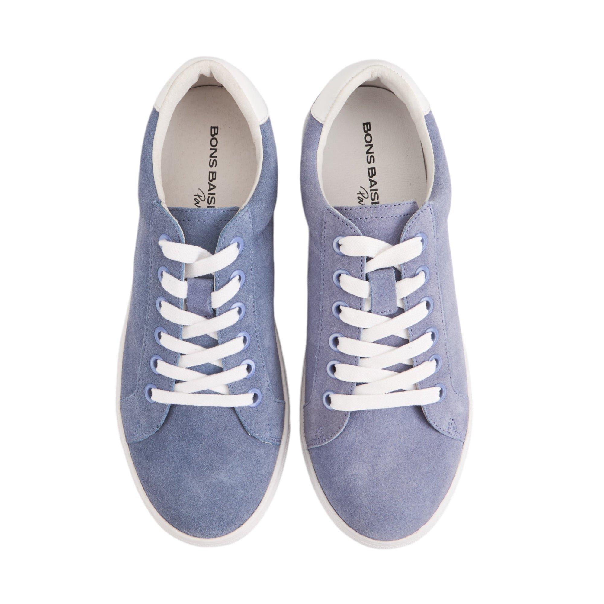 Jimmy leather sneakers BONS BAISERS PARIS Purple