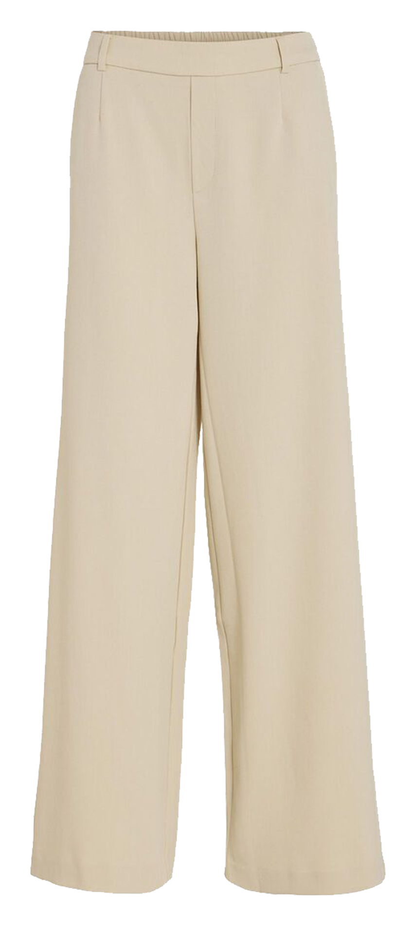 High-waisted carrot-cut trousers VILA White