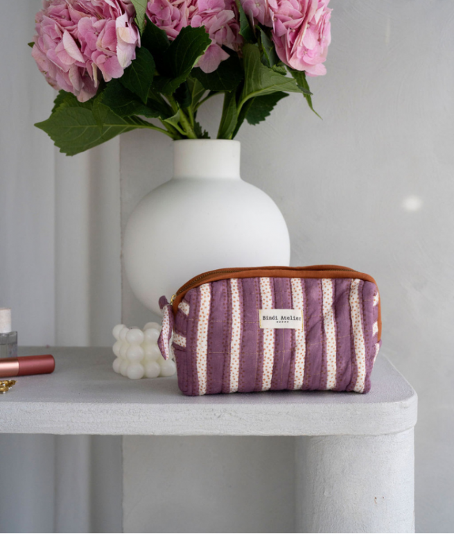 Make-up bag BINDI ATELIER Purple