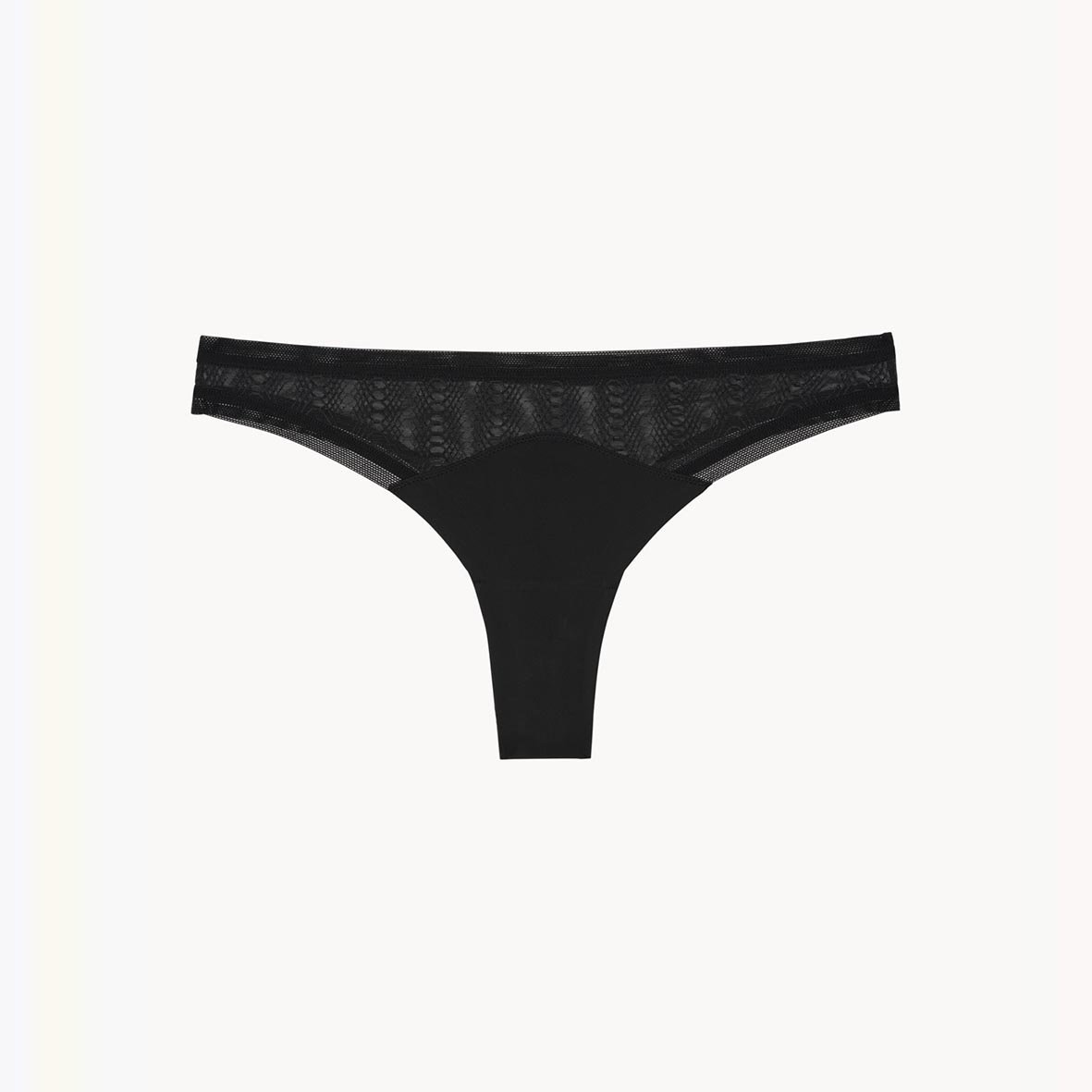 Cotton tanga PASSIONATA Black