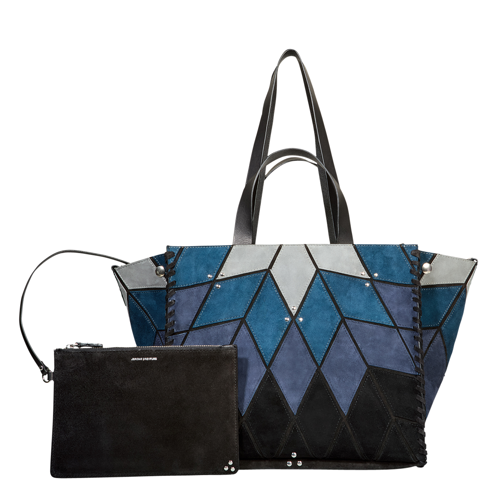 Fancy leather tote bag JEROME DREYFUSS