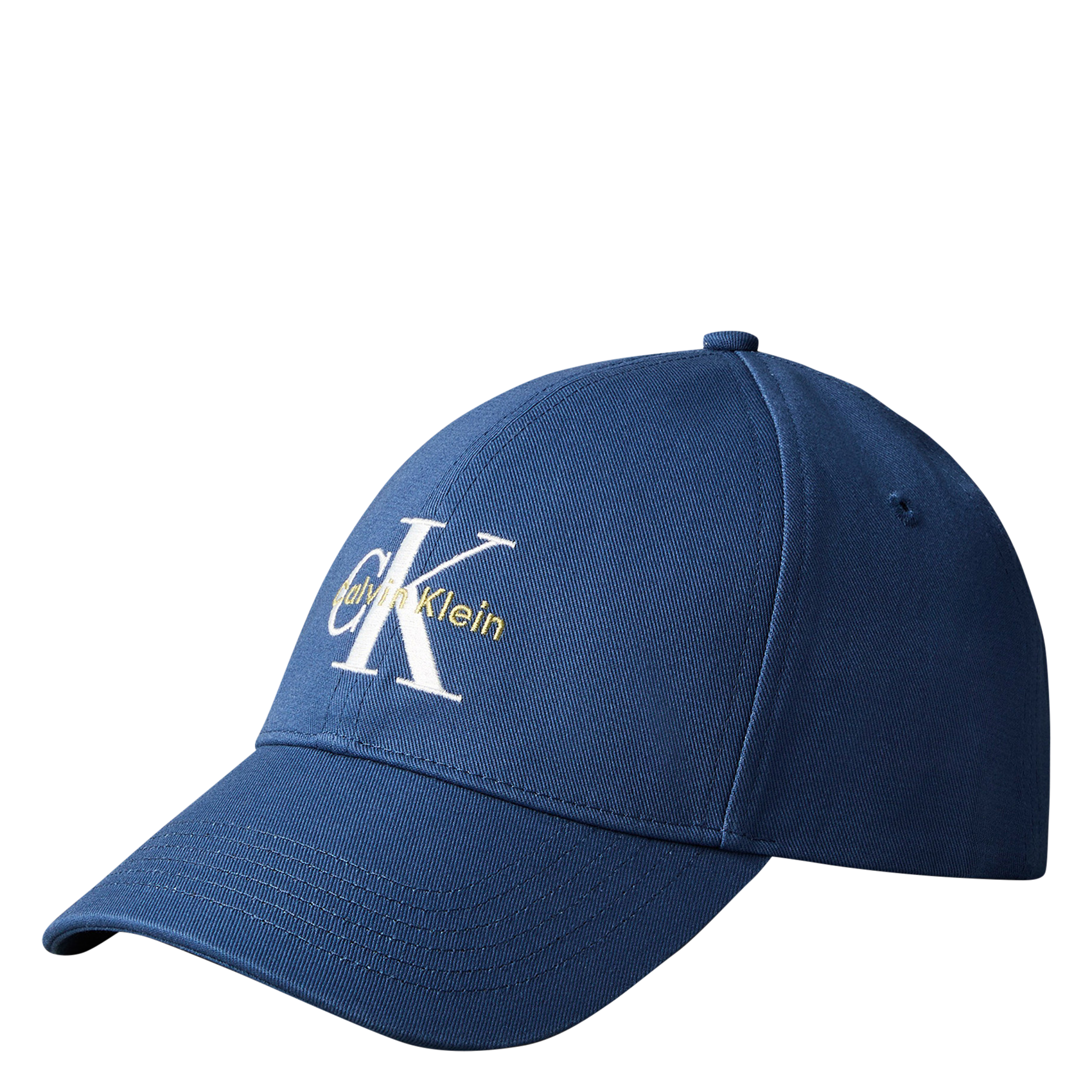 Casquette à logo brodé en coton CALVIN KLEIN Bleu