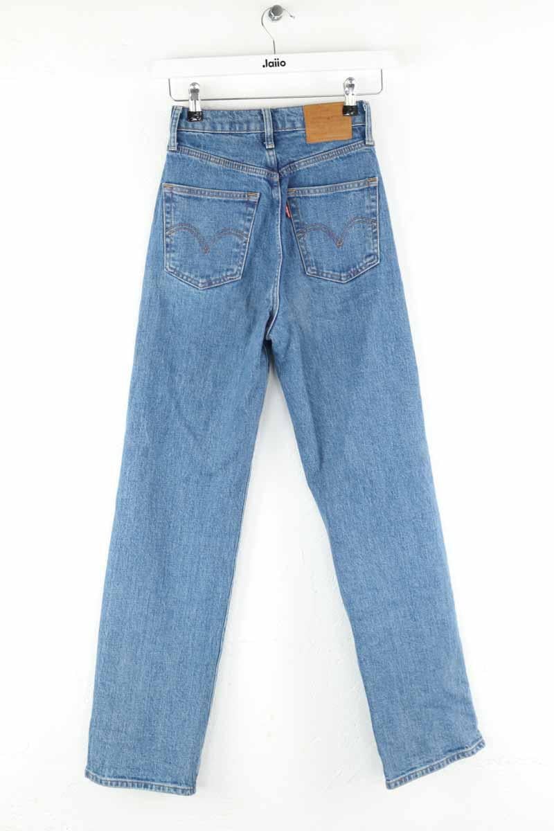 Cotton straight jeans LEVI'S - Seconde main Blue