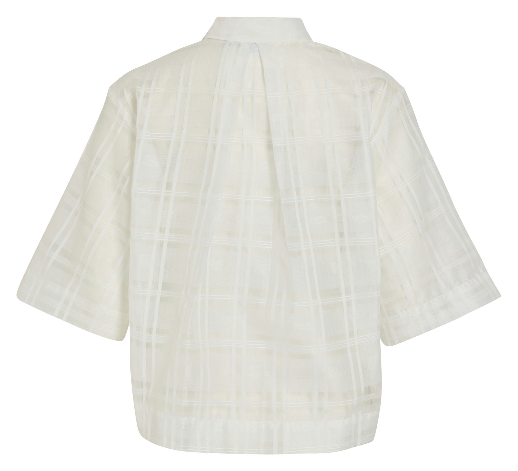 Chemise oversize à carreaux VILA Blanc