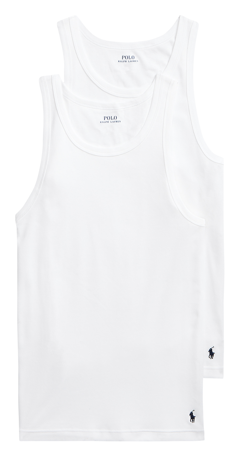 Débardeur col rond en coton POLO RALPH LAUREN Blanc