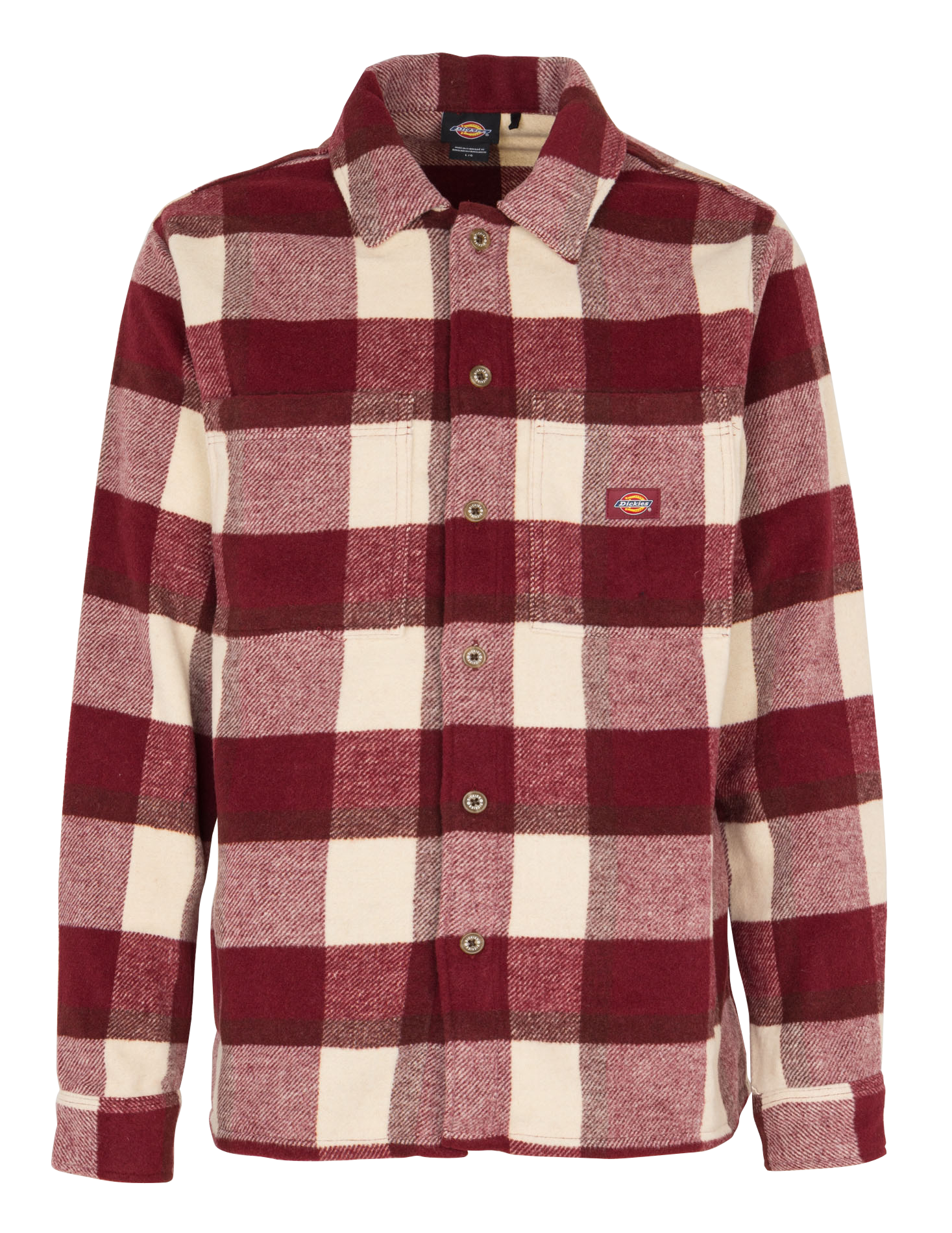 Surchemise droite col classique  DICKIES Rouge