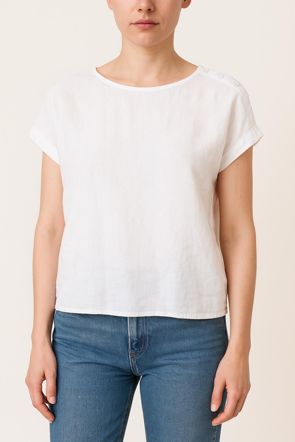 Tommy Badge T-shirt MARIE SIXTINE - SECONDE MAIN White